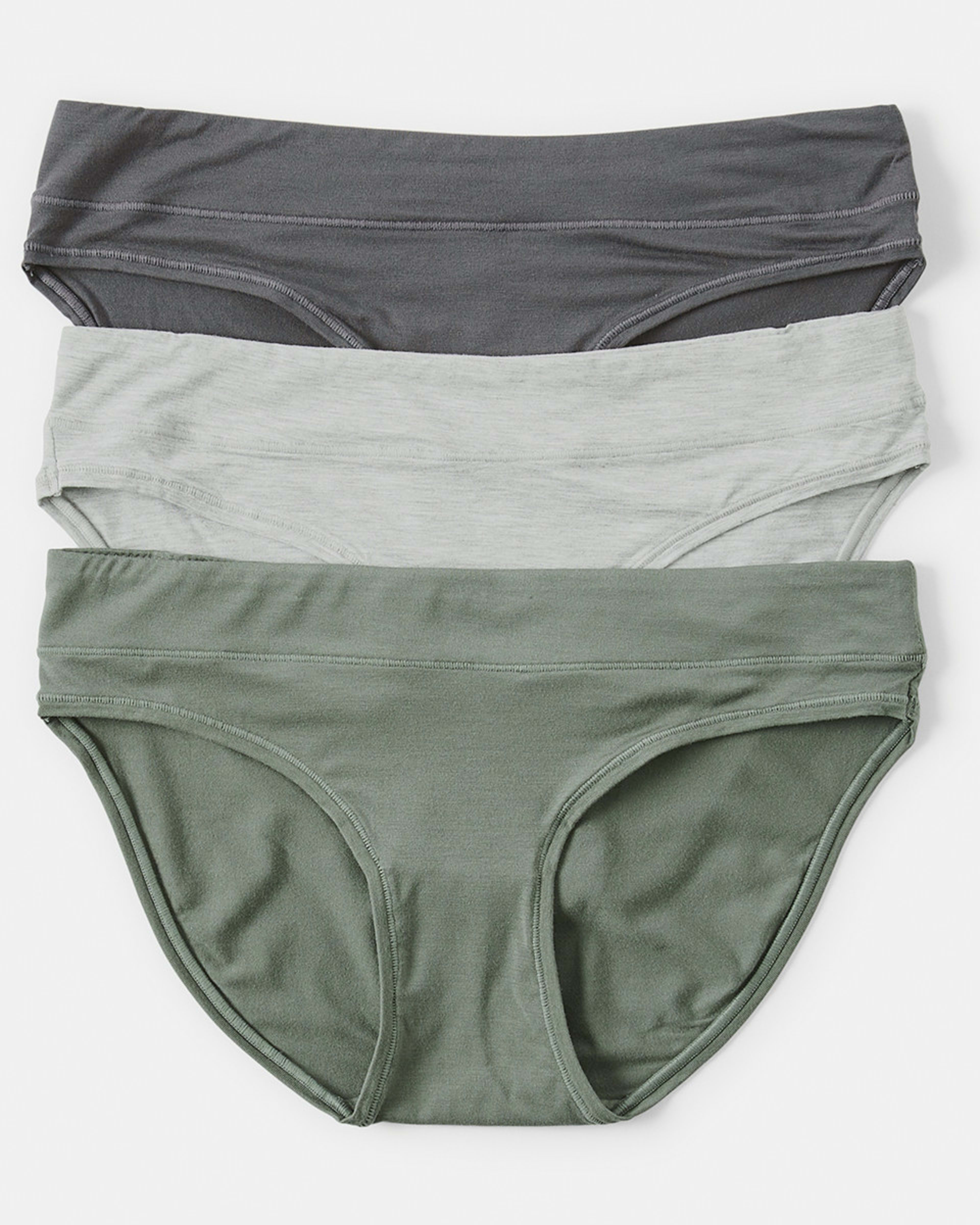 1 3 Pack Bamboo Blend Bikini Briefs Sg Sm Sn