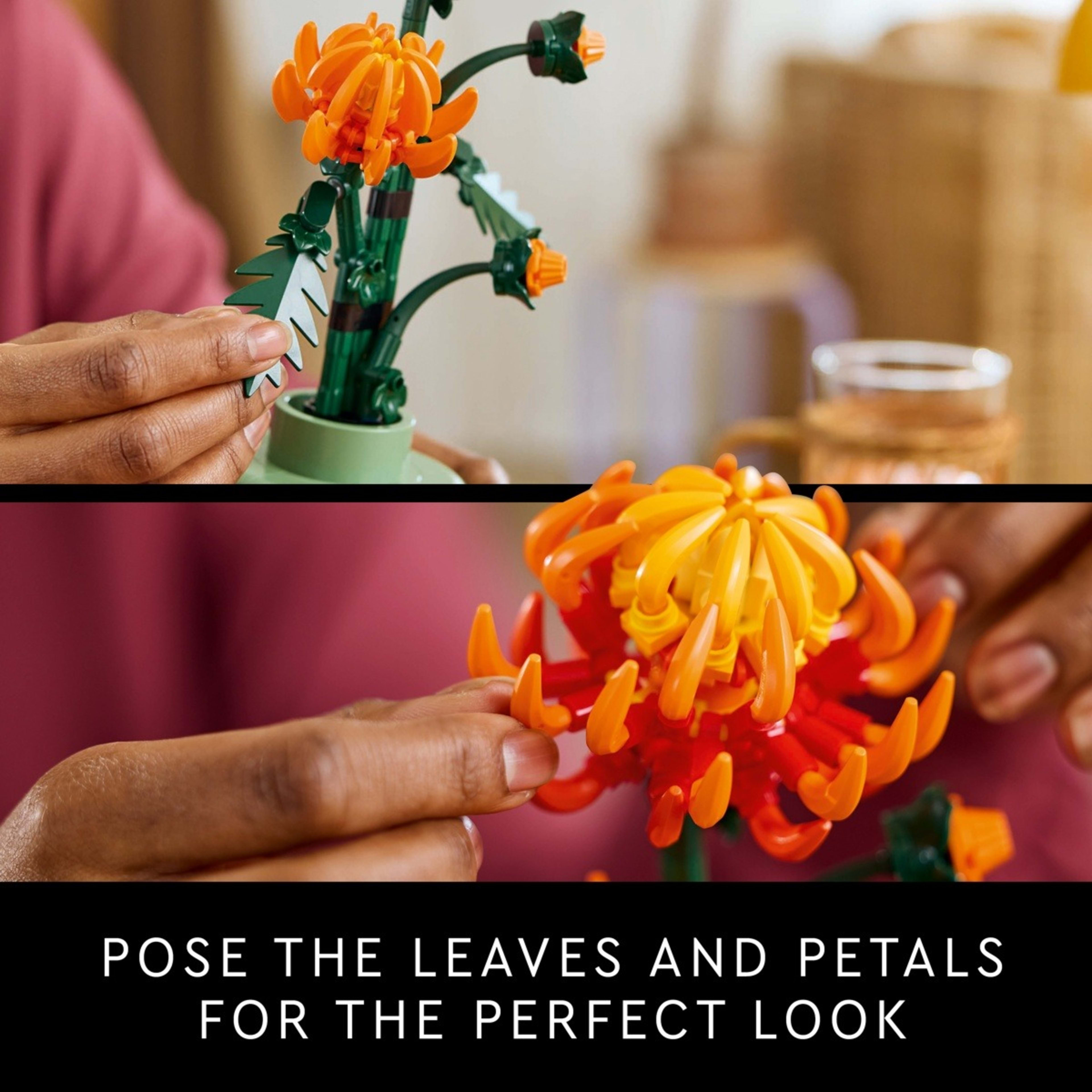 6 LEGO Botanicals Chrysanthemum 10368, 6 of 10
