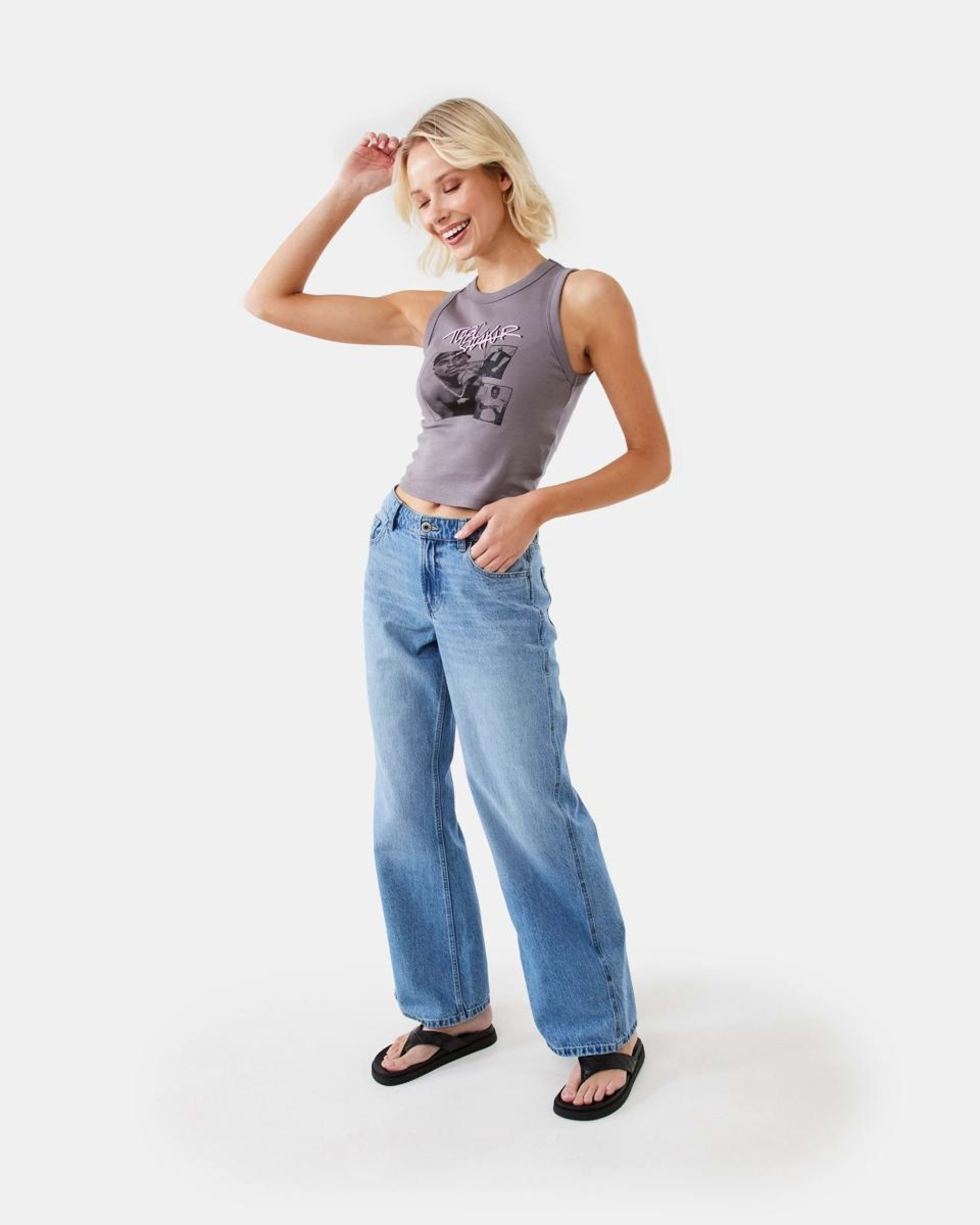 3 Tupac License Sleeveless Crop Tank TUPAC ALLOY, 3 of 6