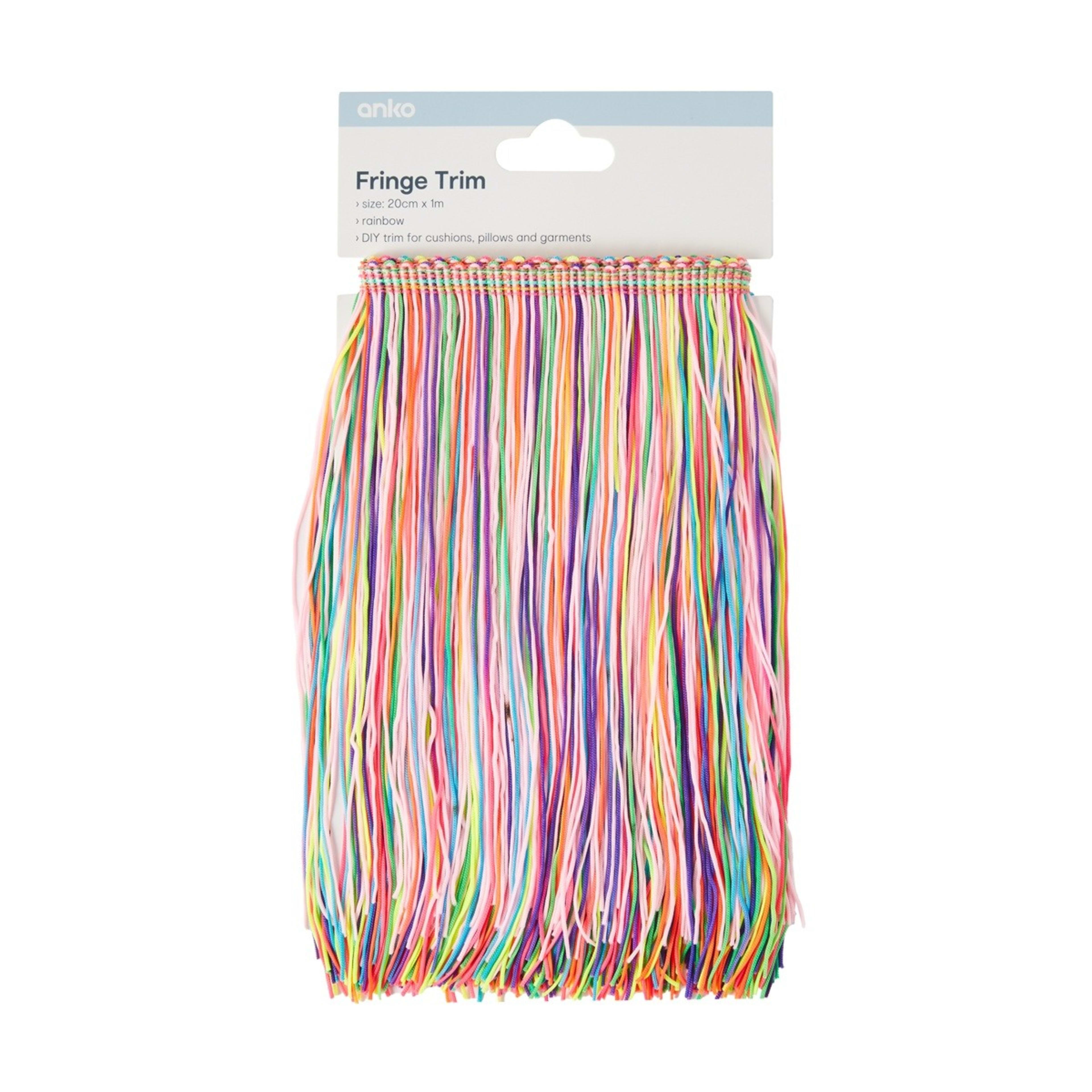 2 Fringe Trim - Rainbow, 2 of 3