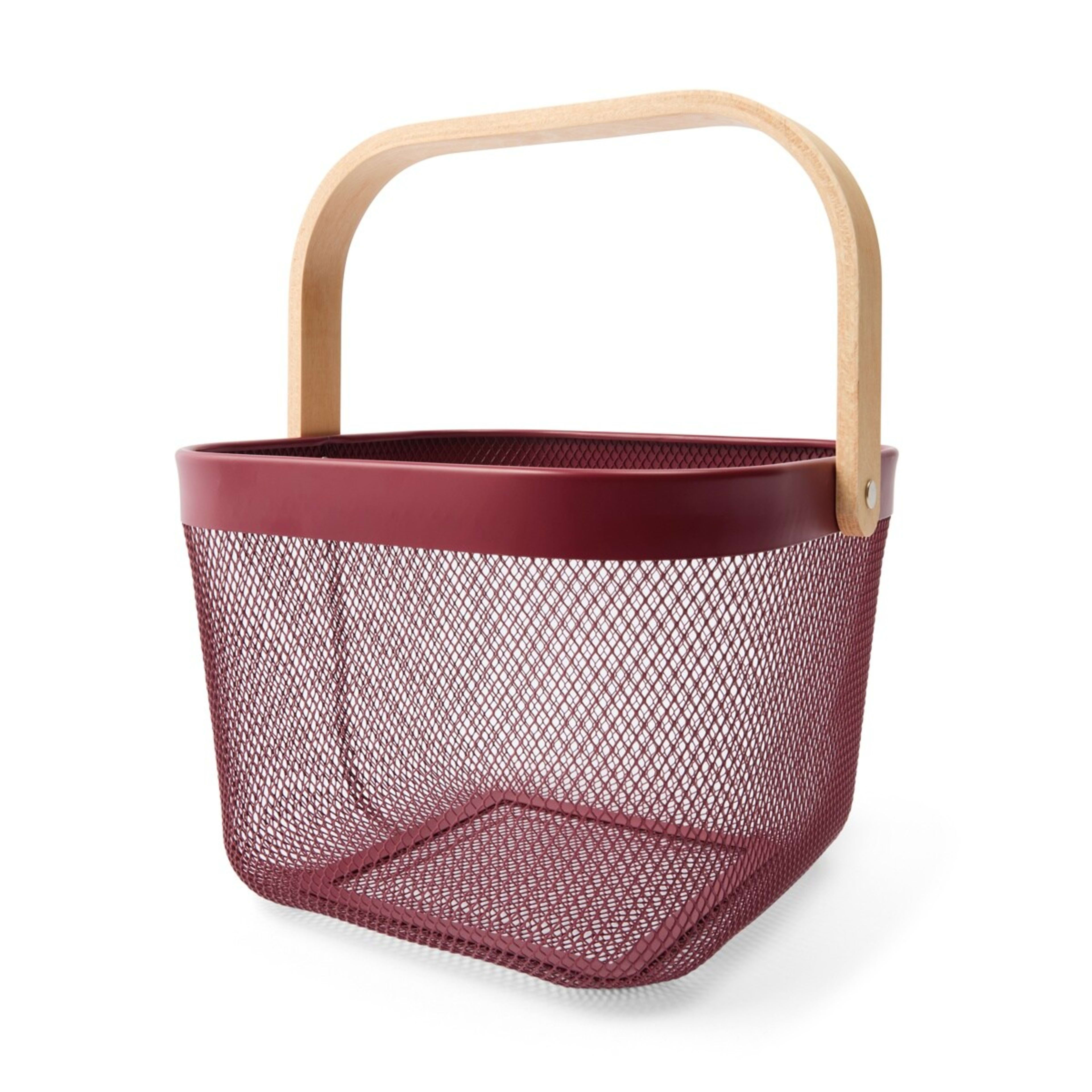 1 Red Mesh Basket