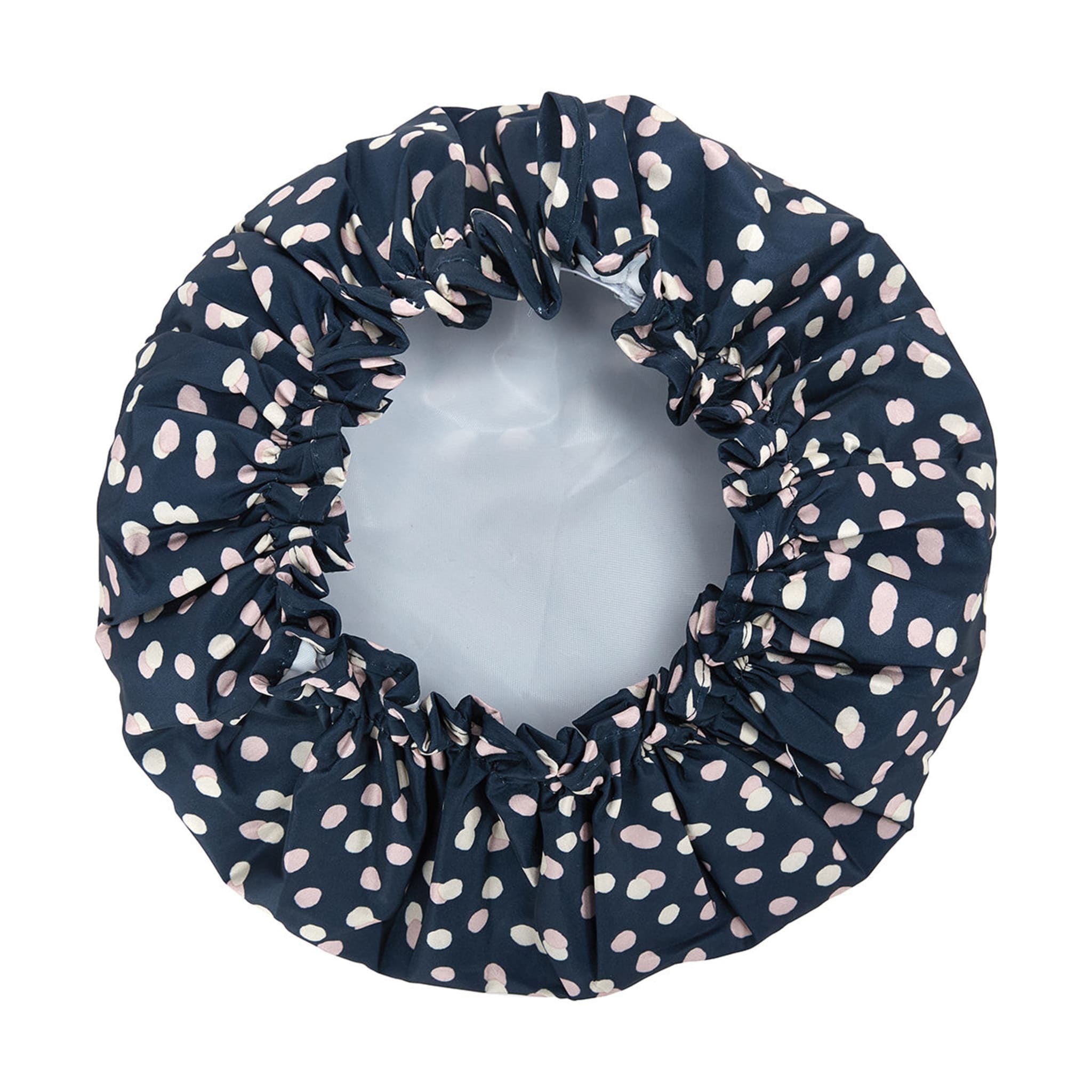 Shower Cap Navy Spot Kmart