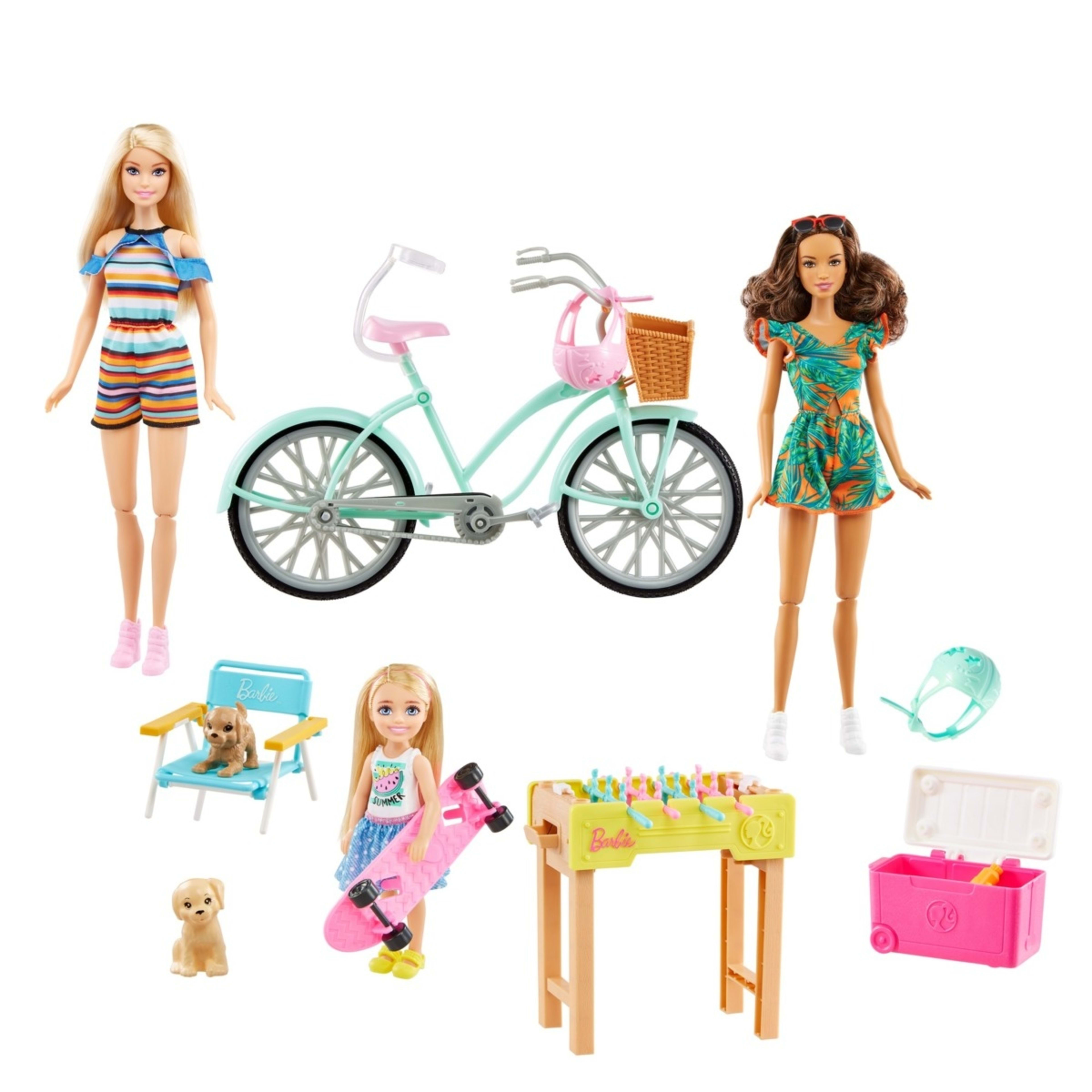 Barbie Holiday Fun Doll Set Kmart
