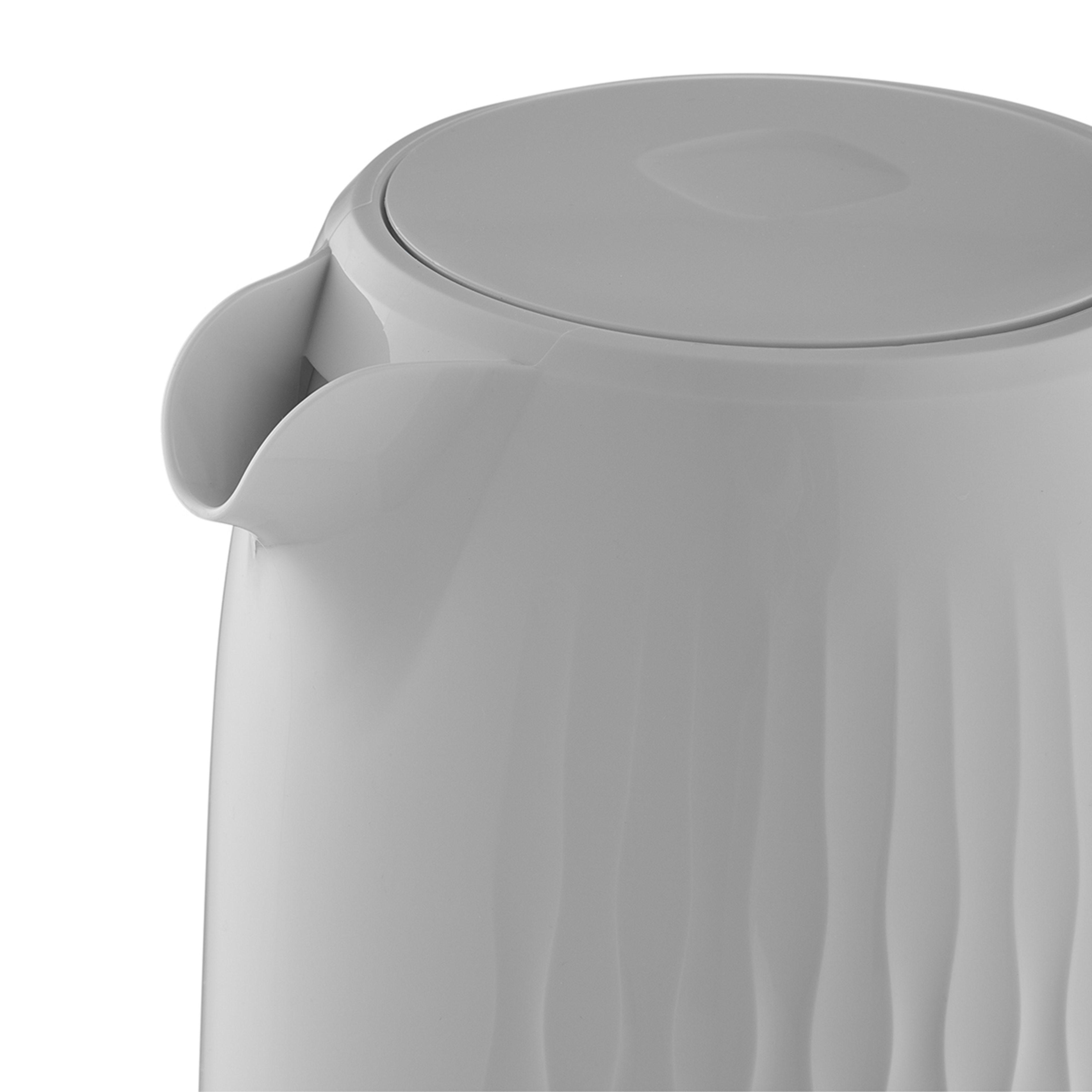 4 1.7L Kettle - White and Silver Look, 4 of 8