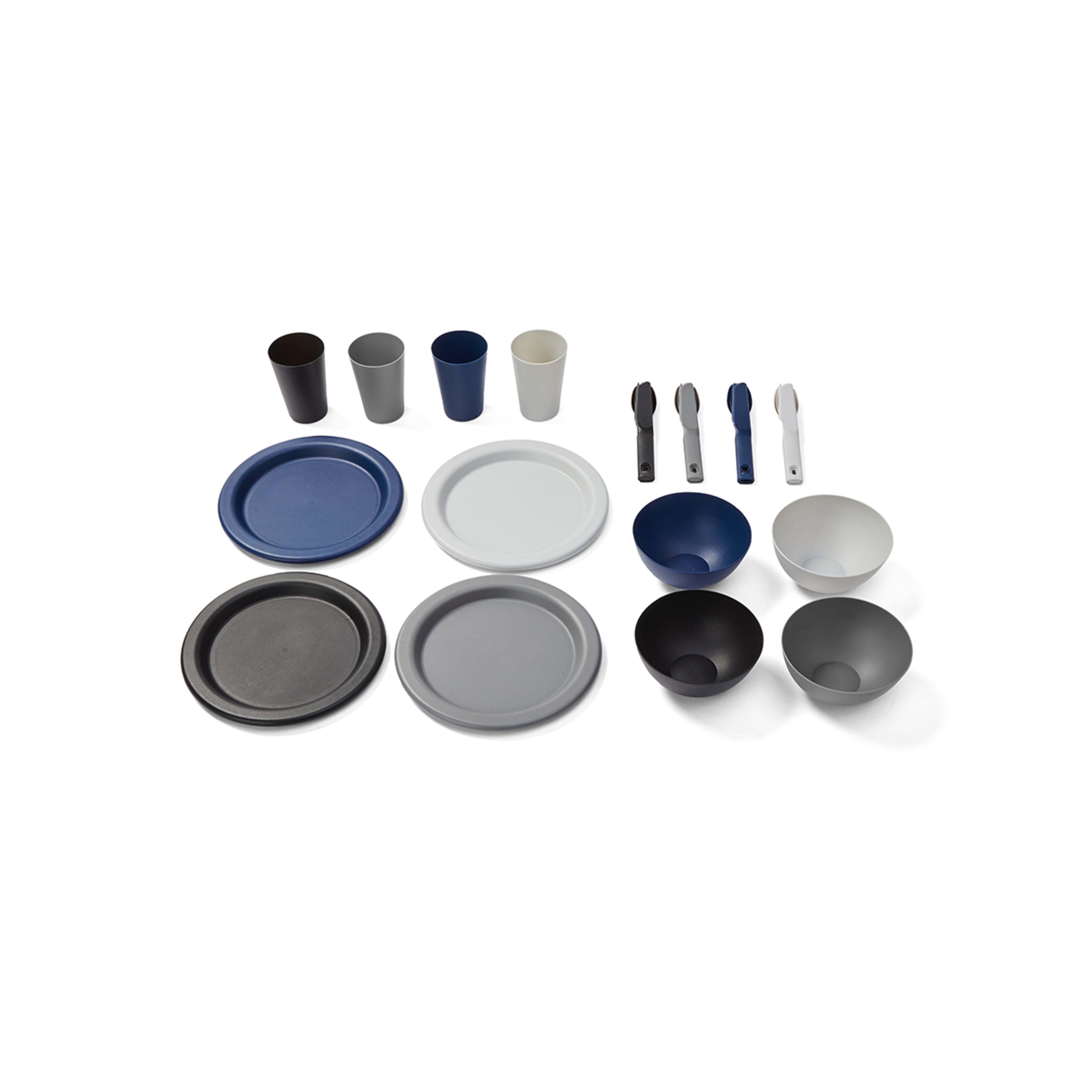 24 Piece Plastic Dinner Set Kmart