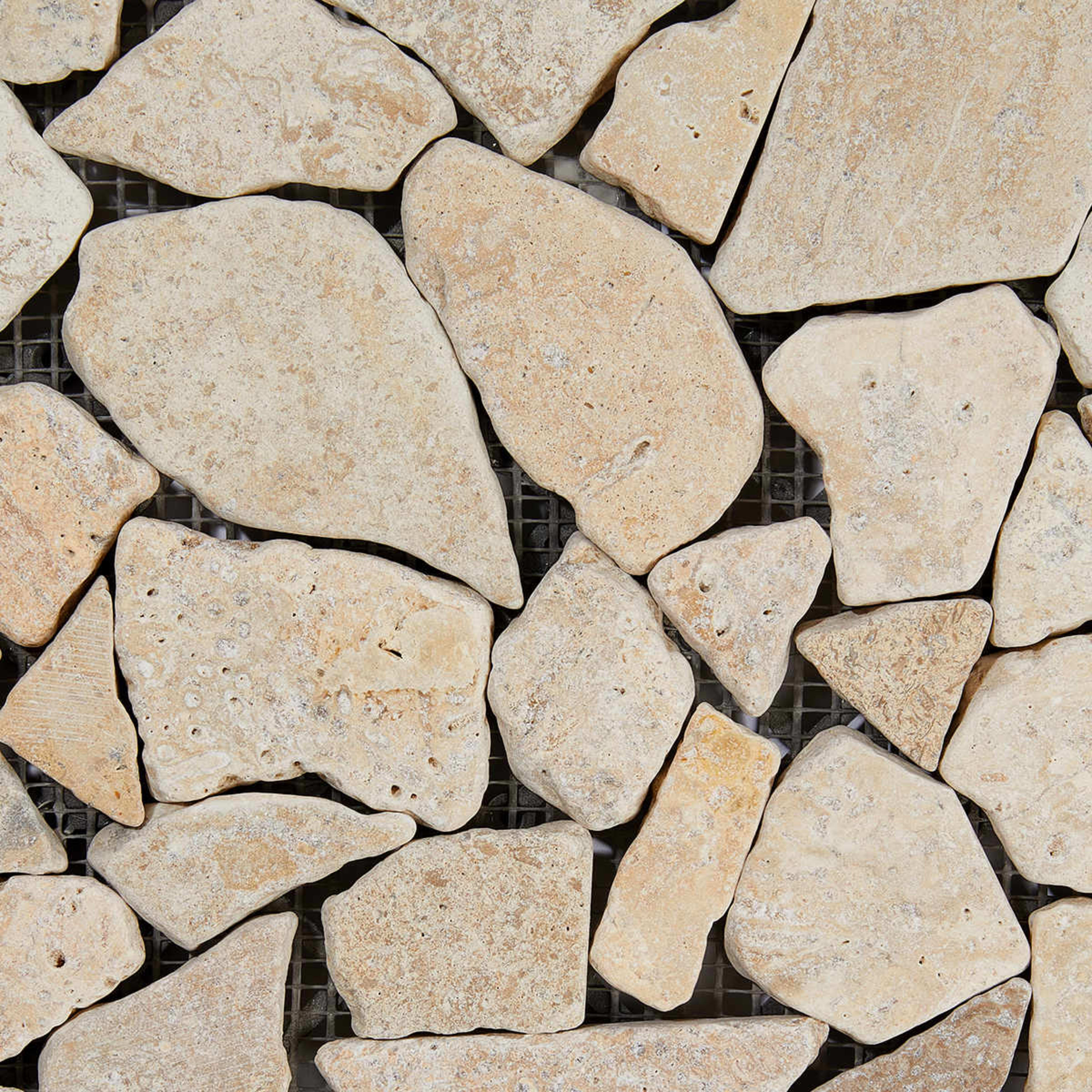 4 Pack Light Stone Decking Tiles Kmart