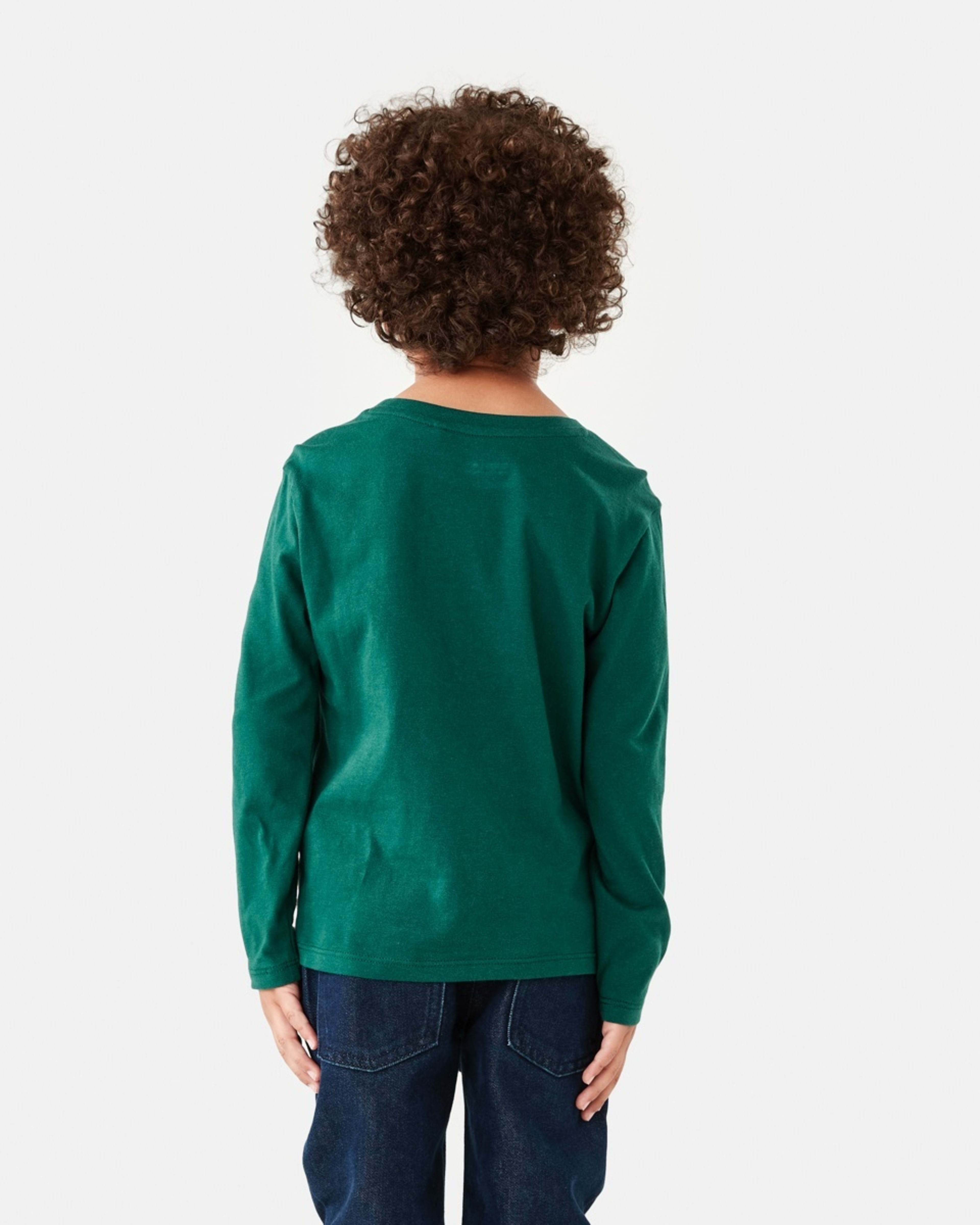 2 Long Sleeve Print T-shirt Grn Awesom, 2 of 8