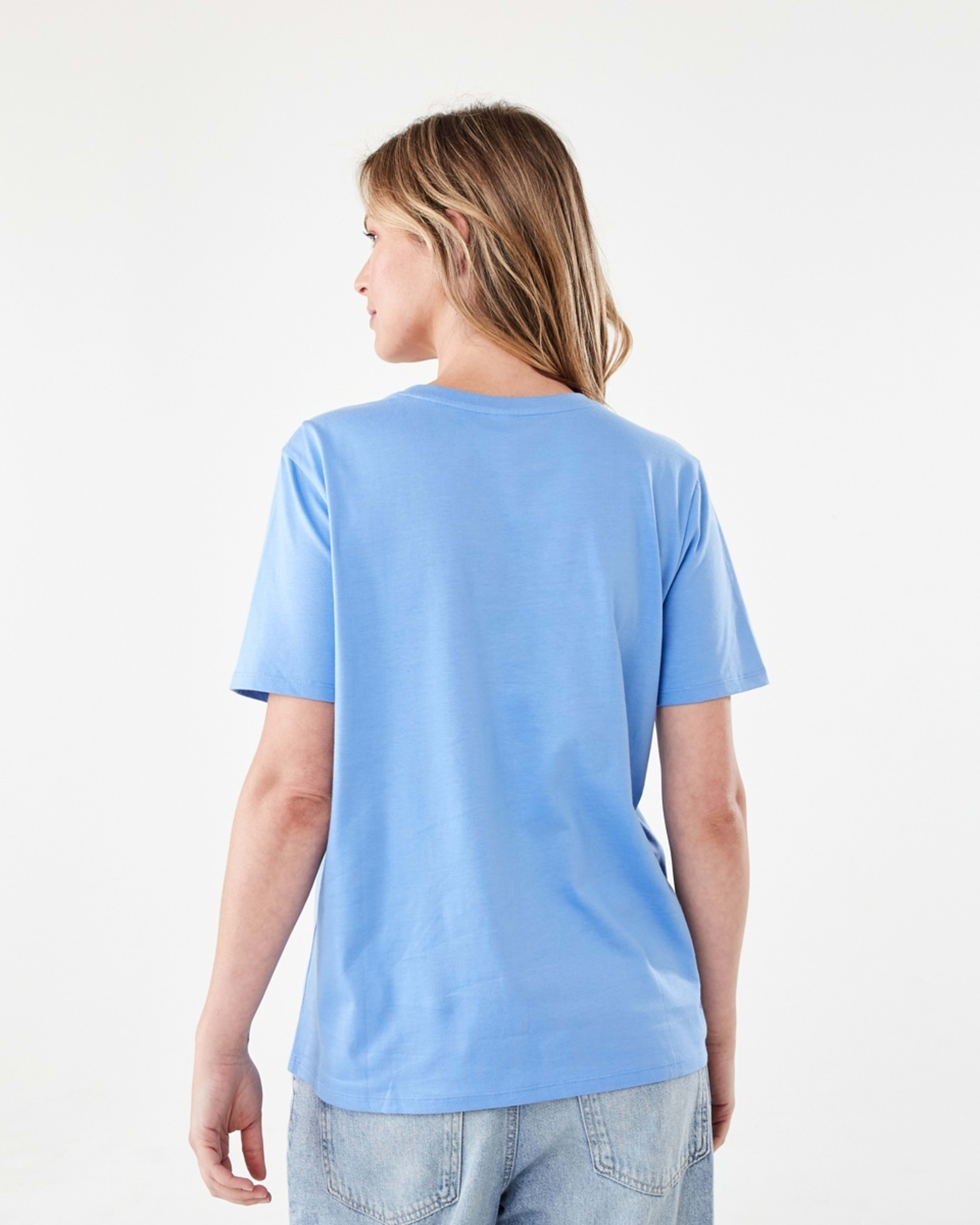 3 Short Sleeve Australian Cotton T-shirt CORNFLOWER, 3 of 5