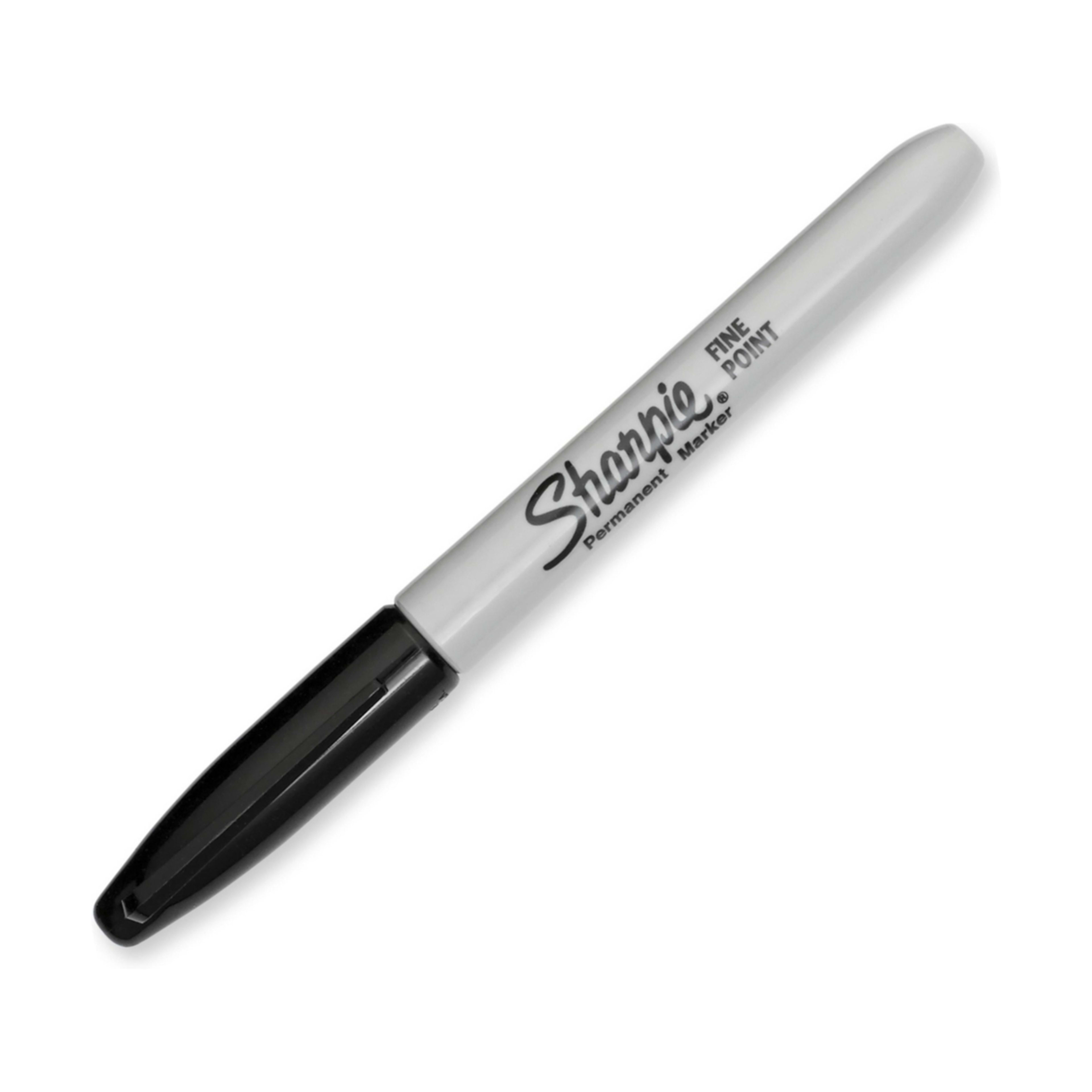 2 Pack Sharpie Fine Point Permanent Marker Black Kmart