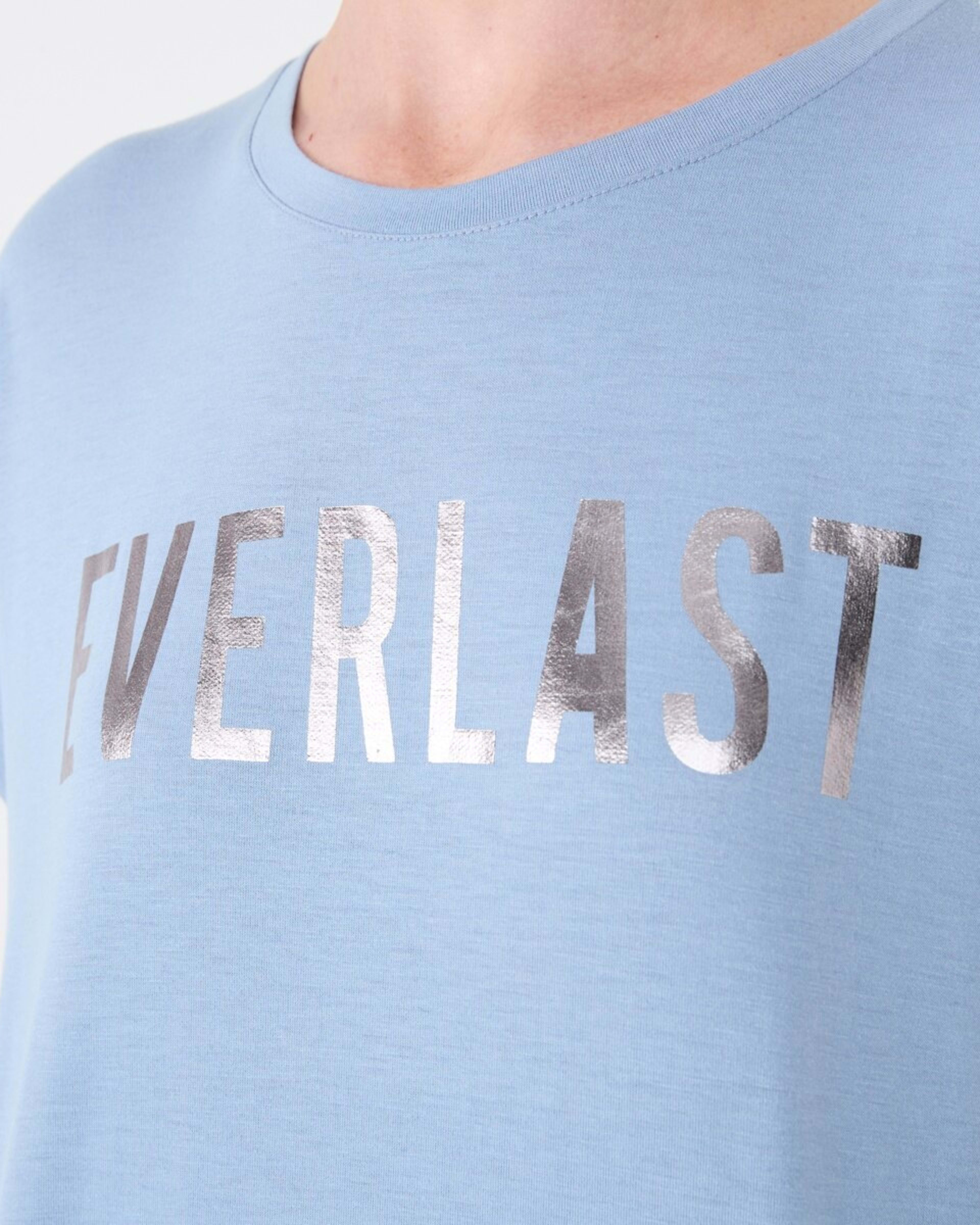 5 Everlast Womens Relaxed Longline T-shirt EVERLAST OASIS BLUE, 5 of 6