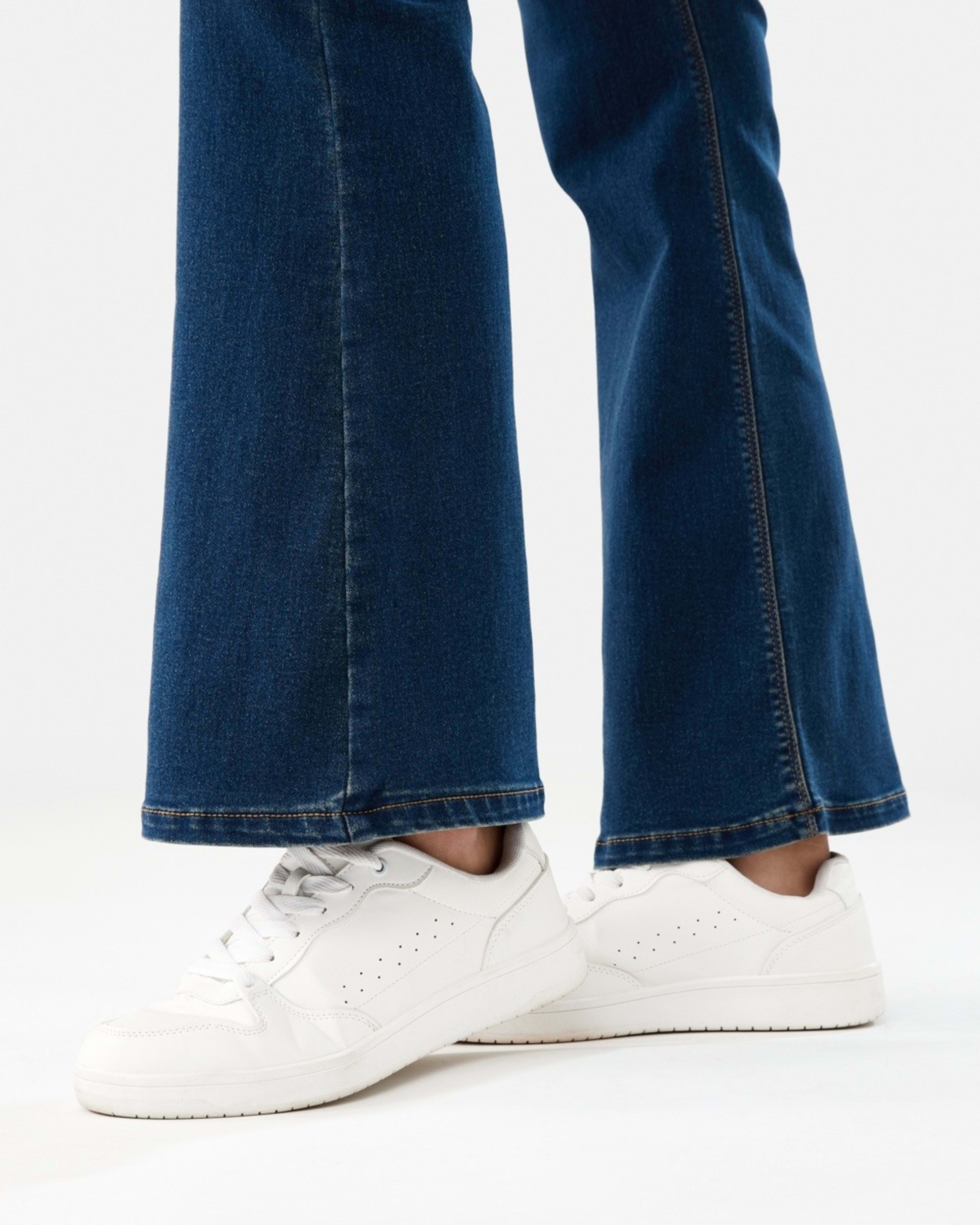 6 Flare Denim Jeggings DARK WASH, 6 of 8