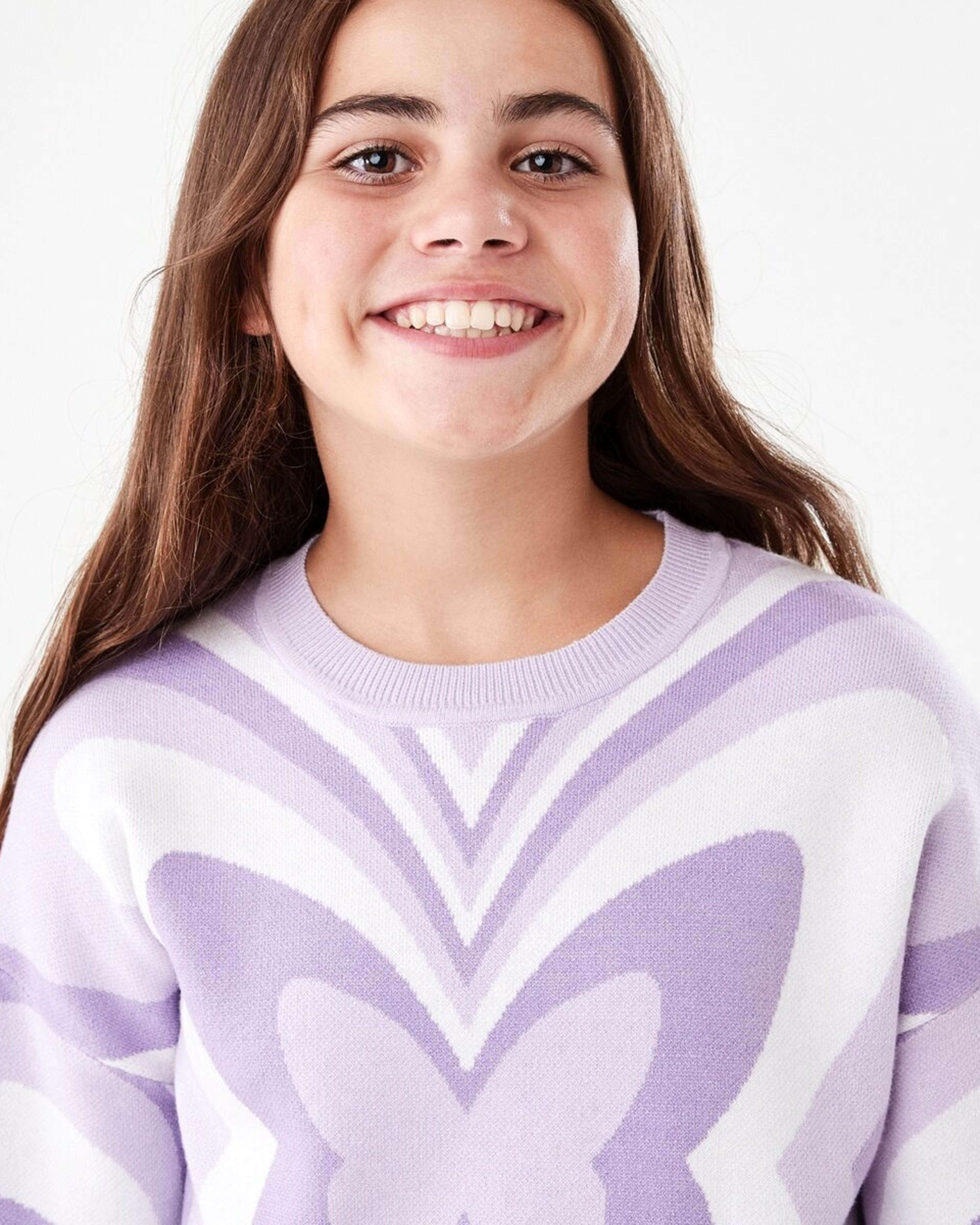 3 Jacquard Knit Top Marble, 3 of 8