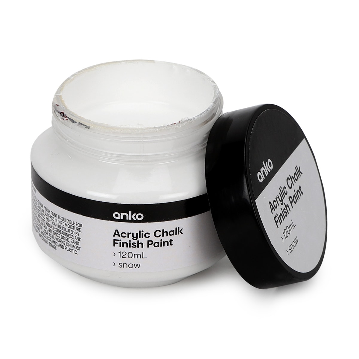 Acrylic Chalk Finish Paint Snow Kmart