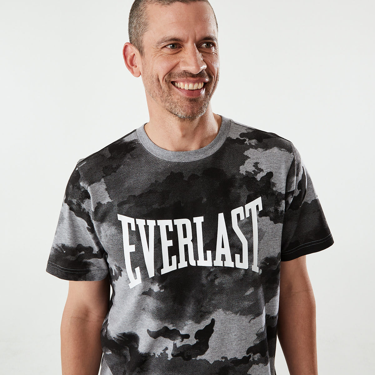 Active Everlast Mens Camo Crew Neck Tshirt Kmart