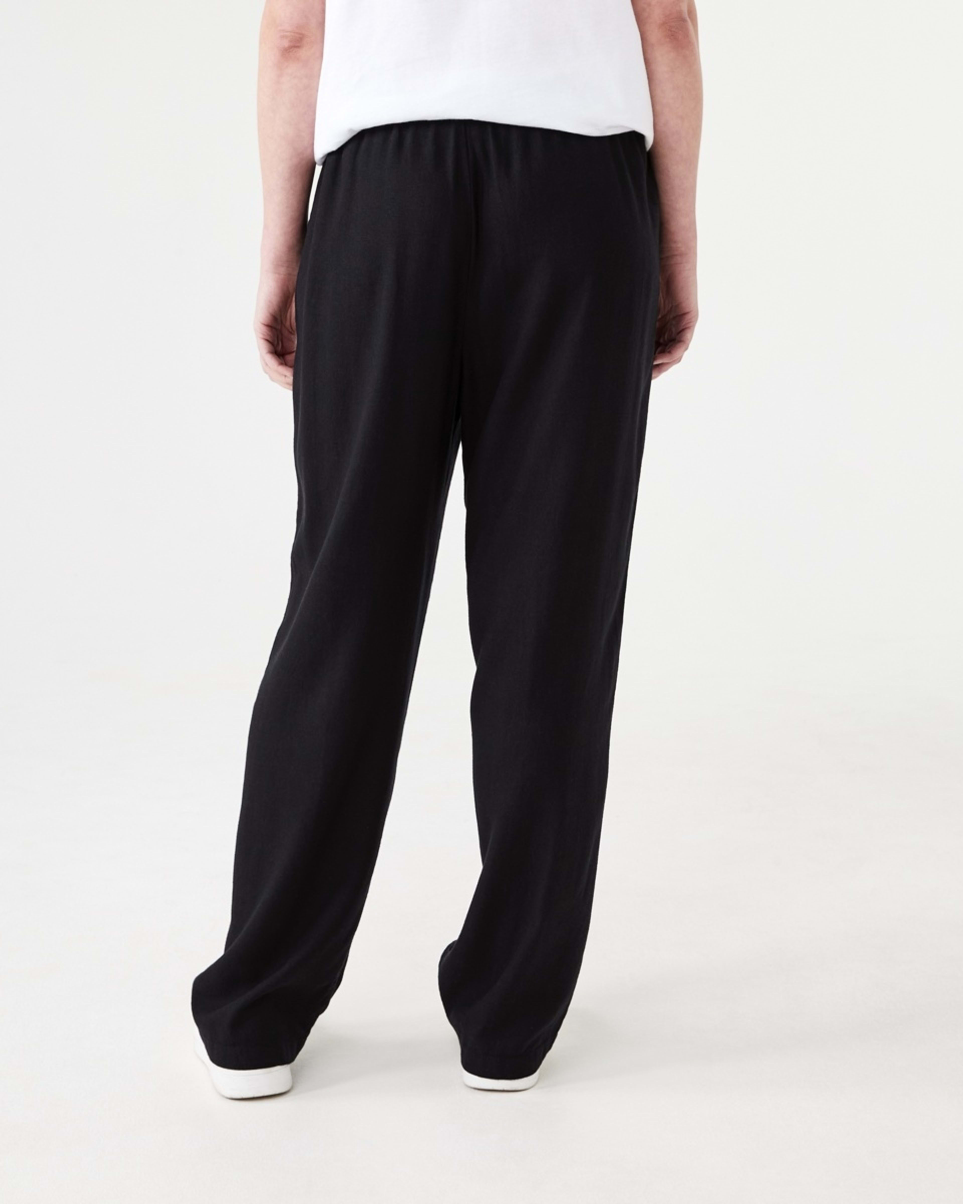 3 Textured Seam Front Pants BLACK, 3 of 5