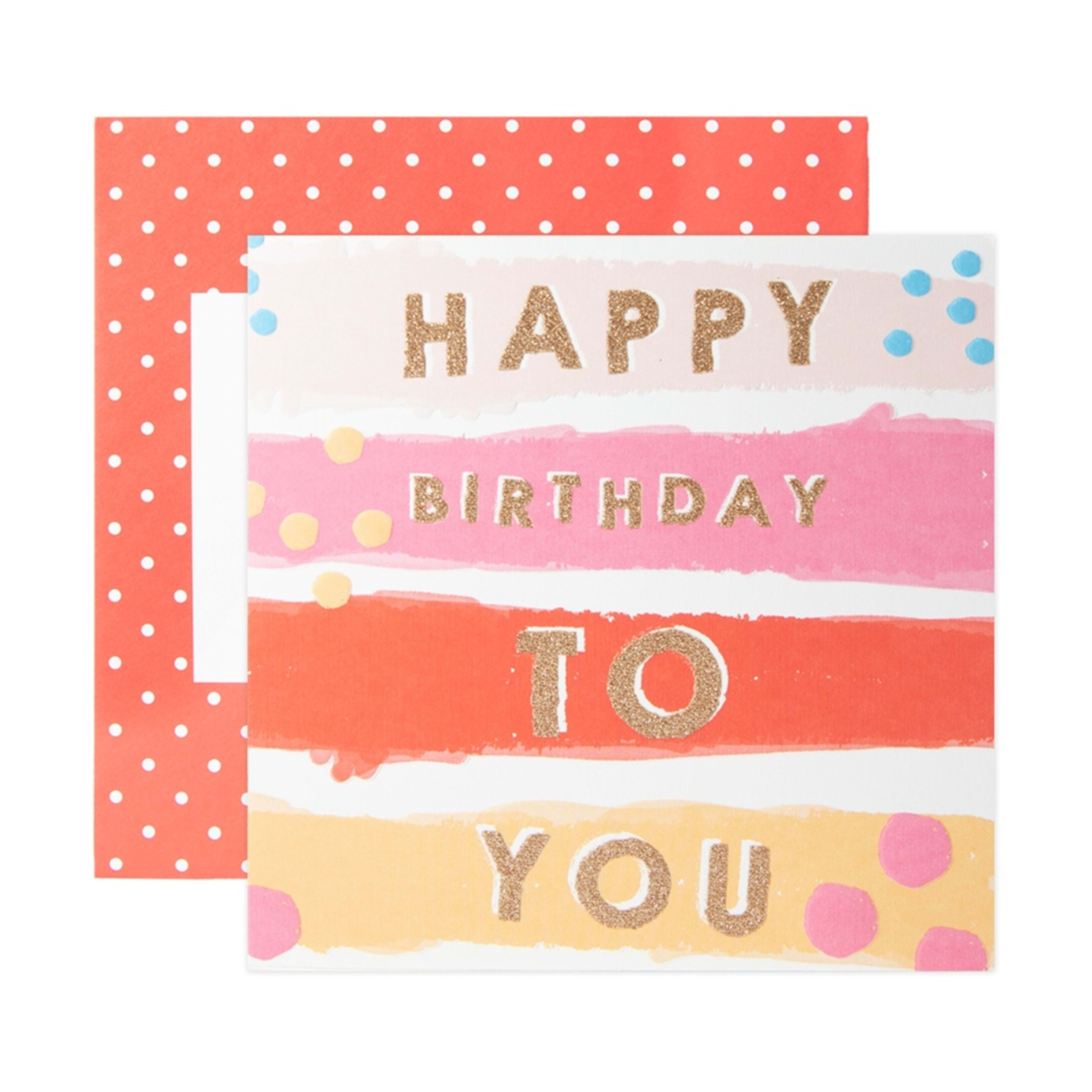 Hallmark Birthday Card Spots, Stripes & Glitter, Oh My! Kmart