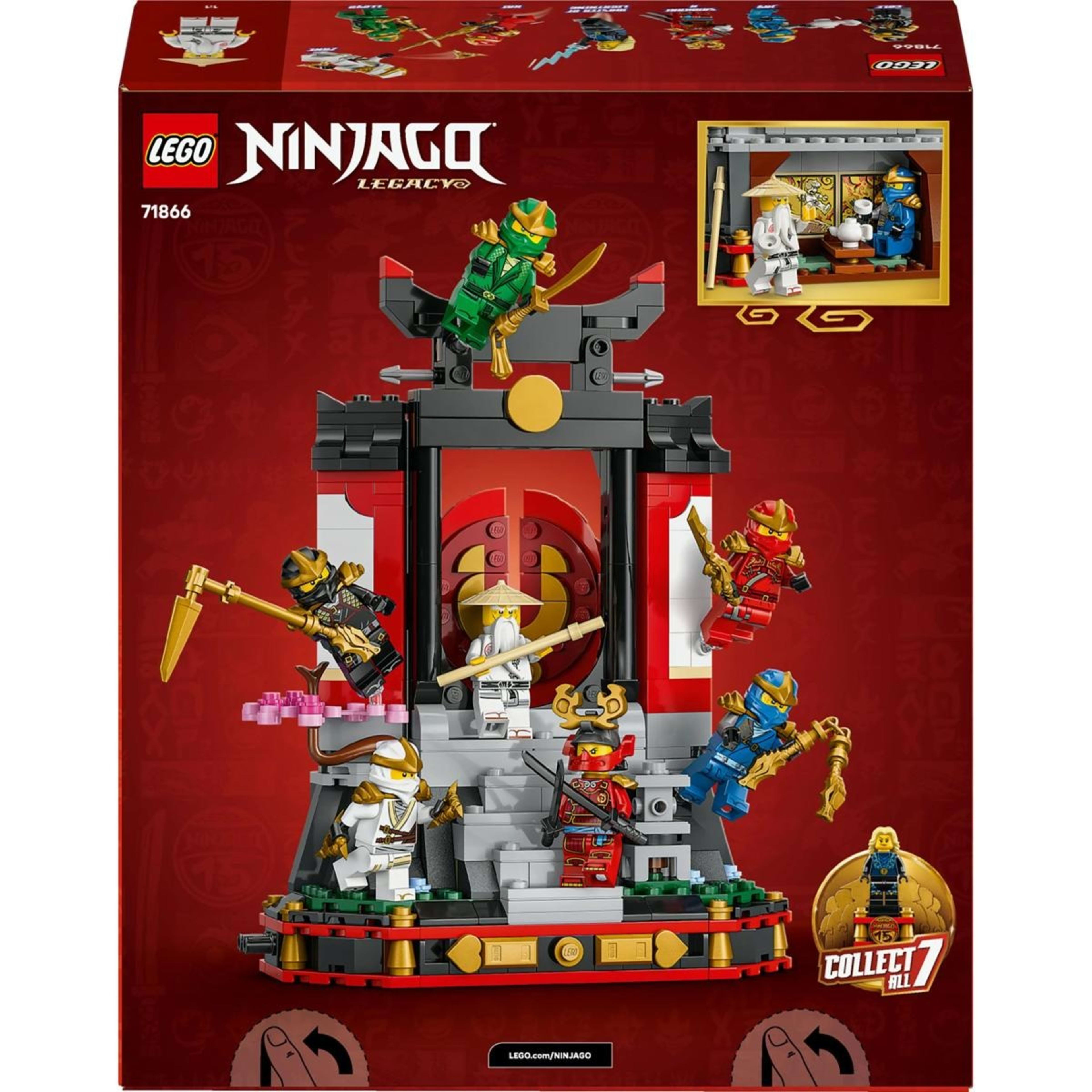 10 LEGO NINJAGO Ninja Character Display 15th Anniversary 71866, 10 of 10