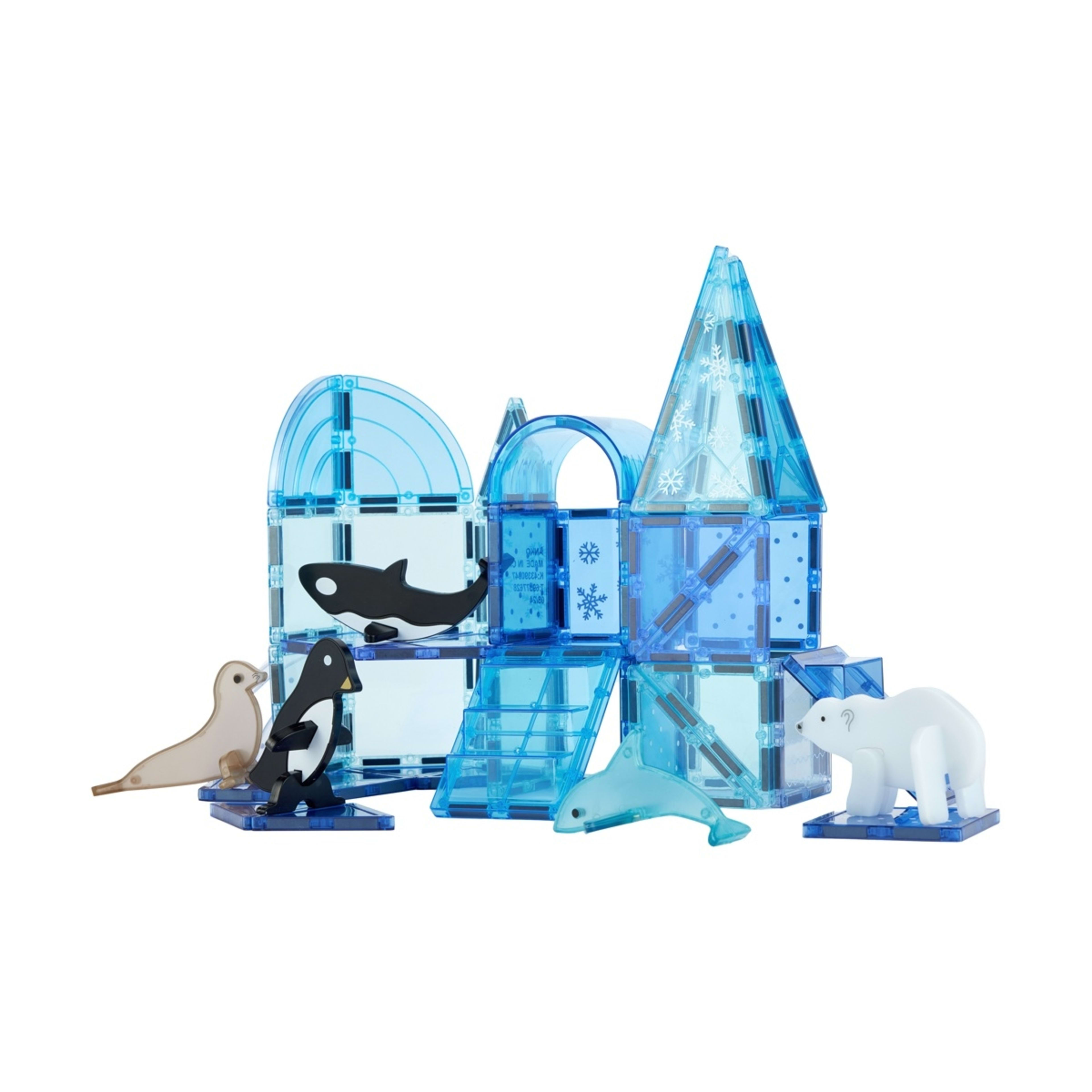 1 48 Piece Magnetic Snow Playset