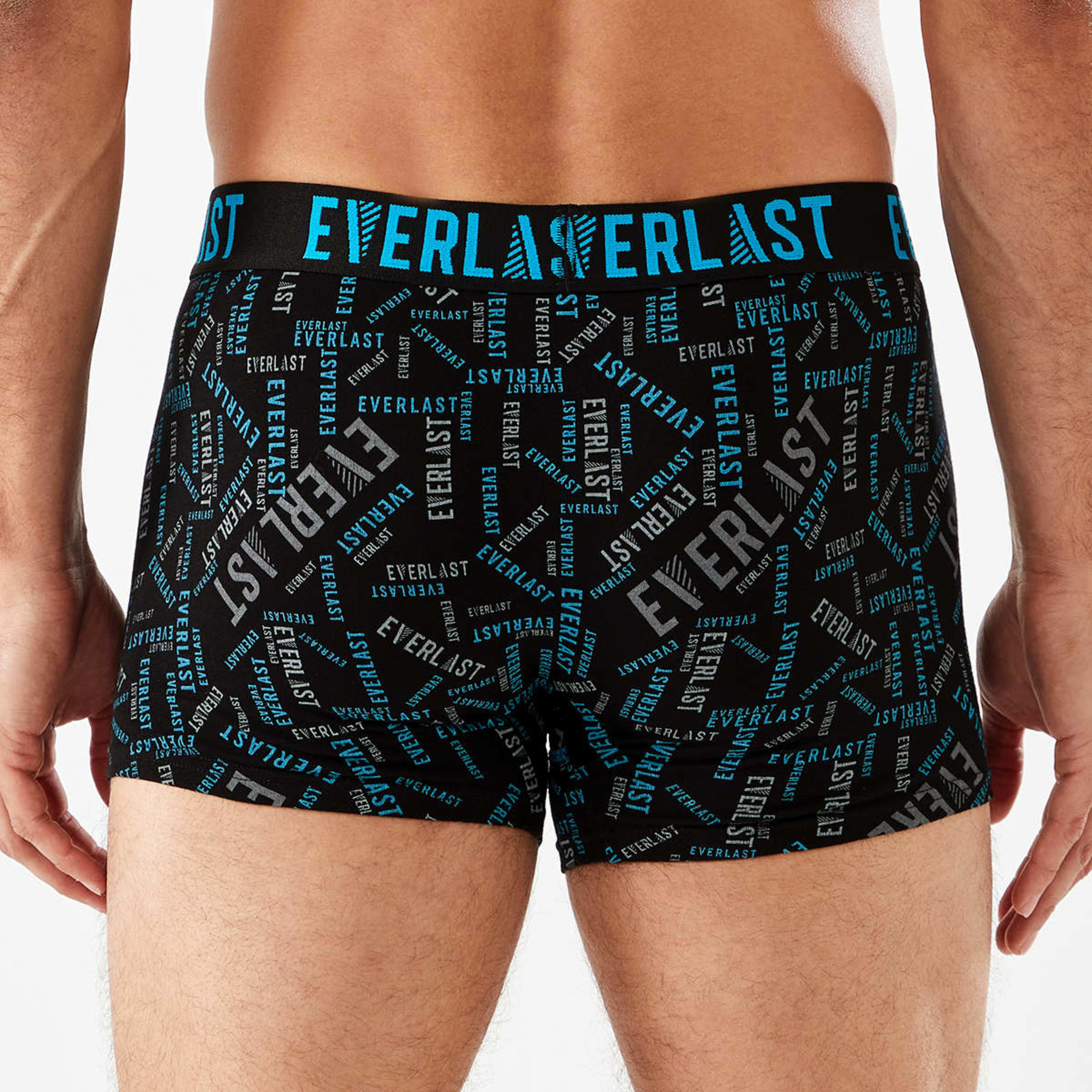 6 3 Pack Everlast Mens Workwear Trunks Everlast, Blue, Orange, 6 of 7