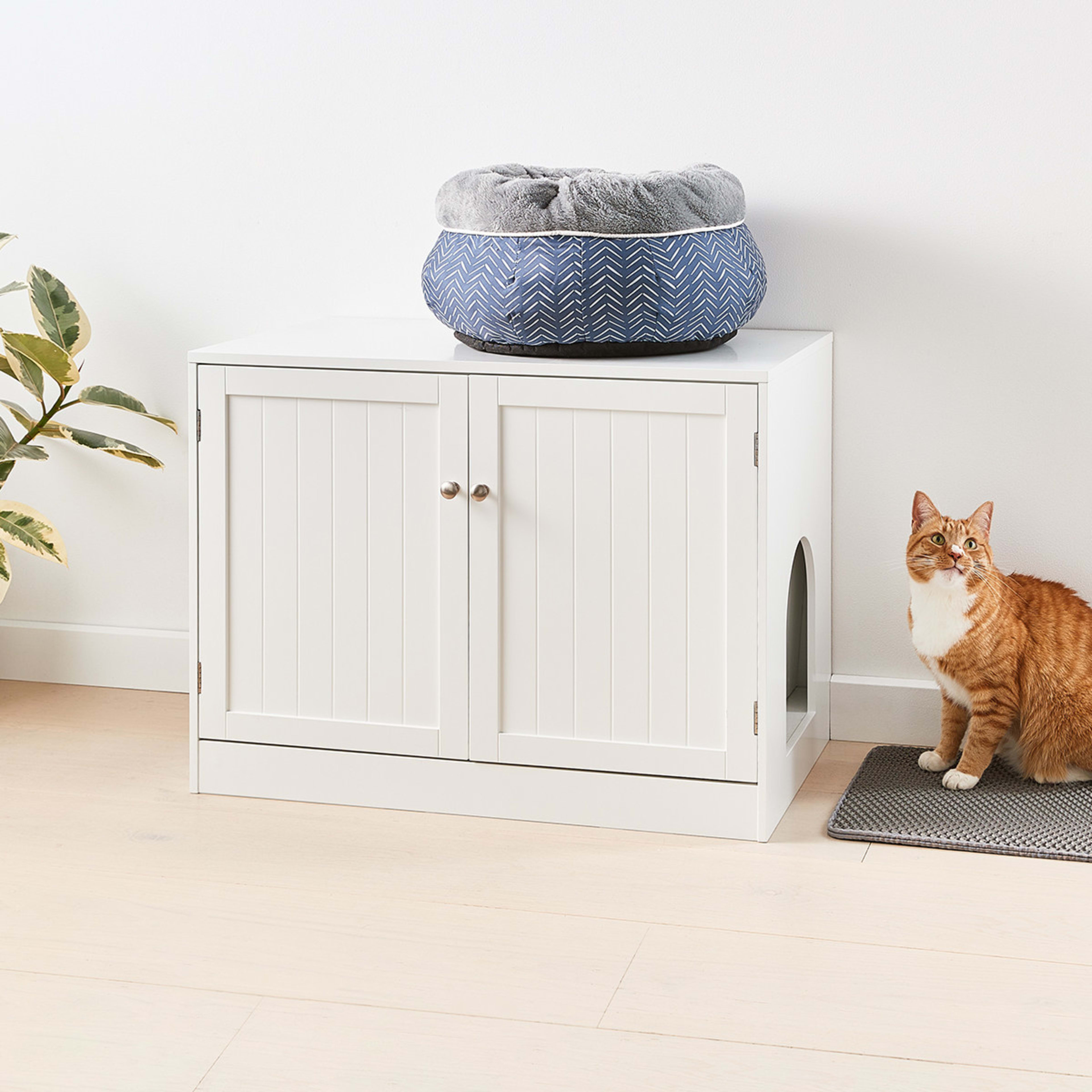 6 Cat Litter Box Cabinet, 6 of 10