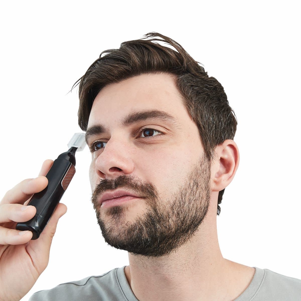 Nose and Eyebrow Trimmer Kit Black Kmart