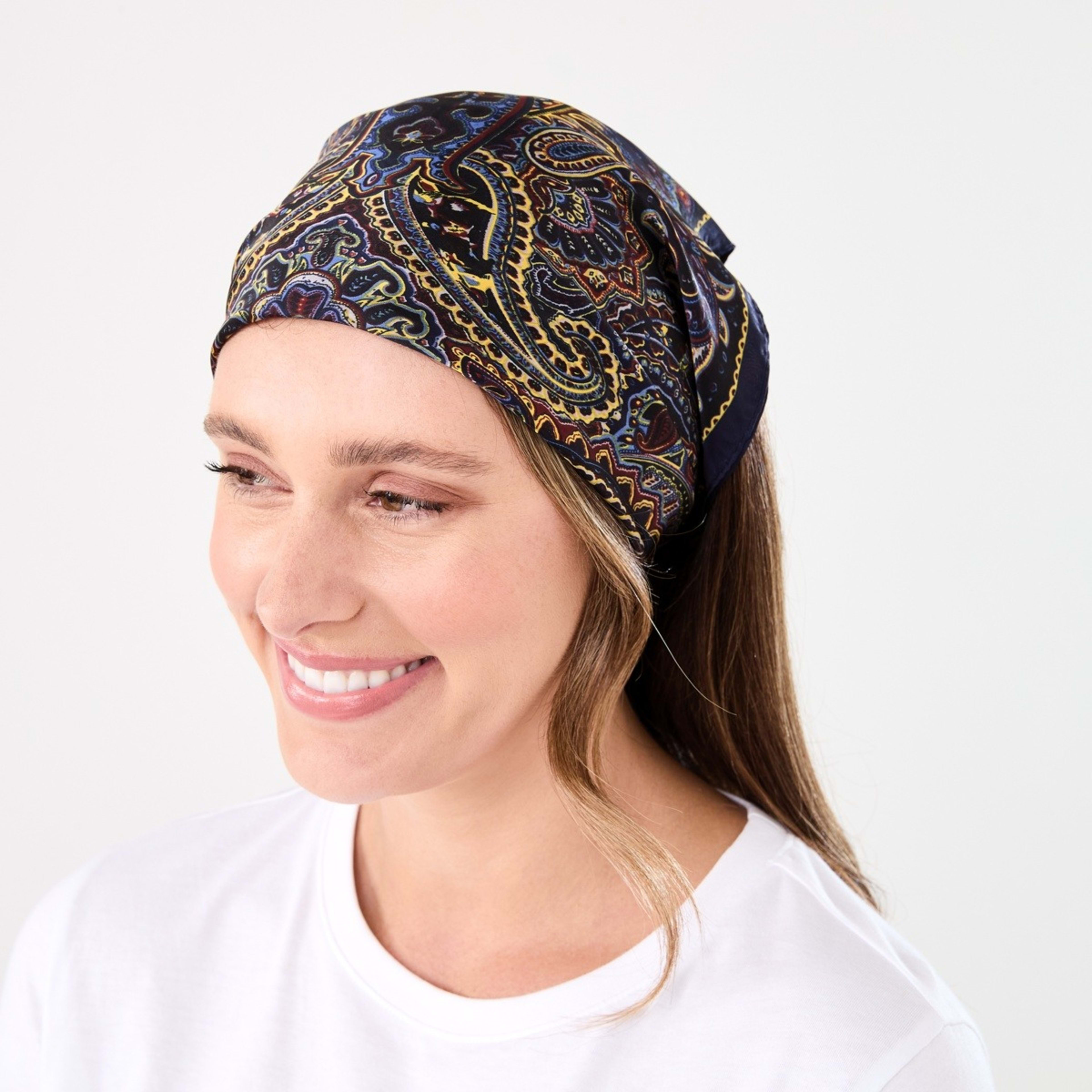 3 Hair Scarf - Paisley, 3 of 5