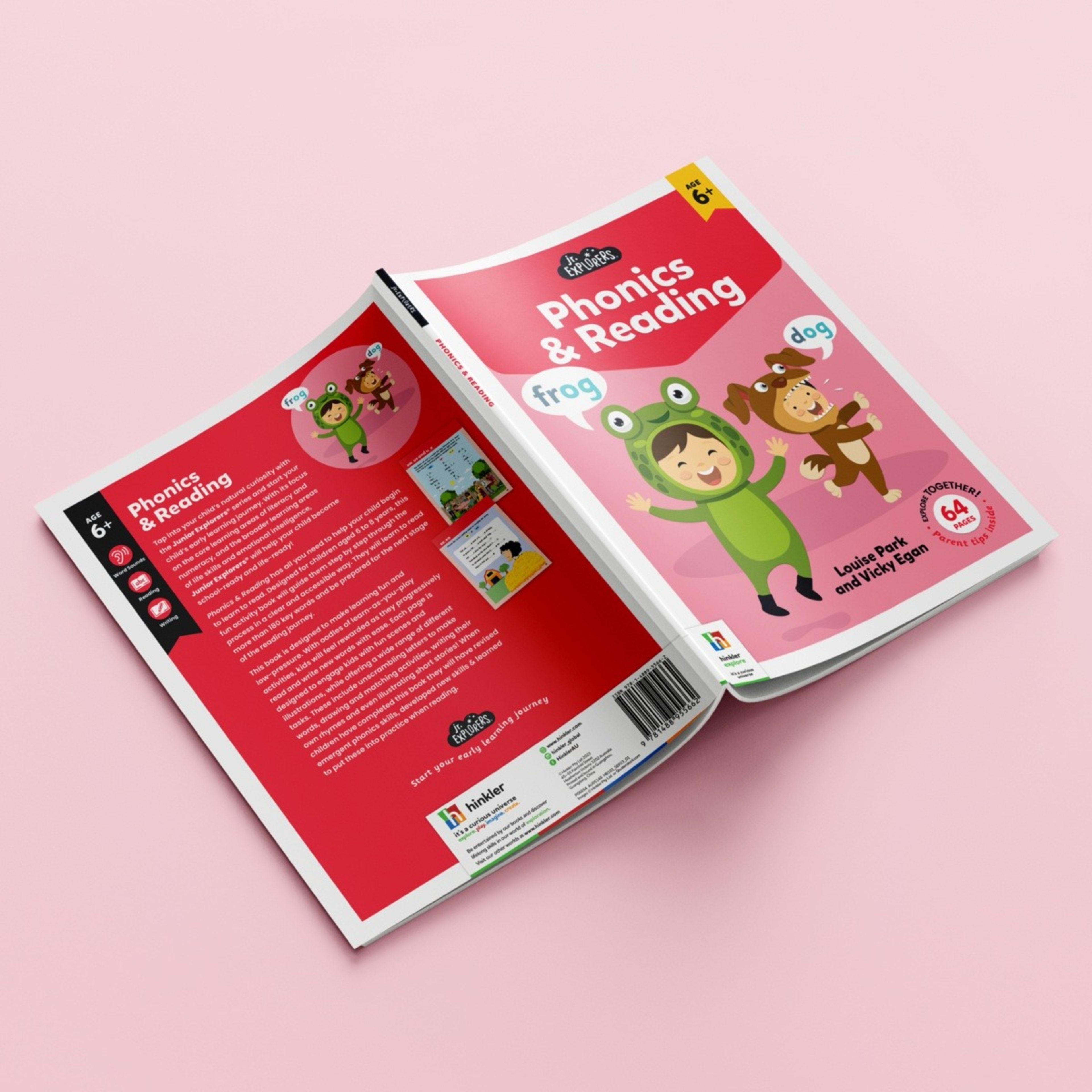 4 Junior Explorers: Phonics and Reading by Louise Park and Vicky Egan - Book, 4 of 5