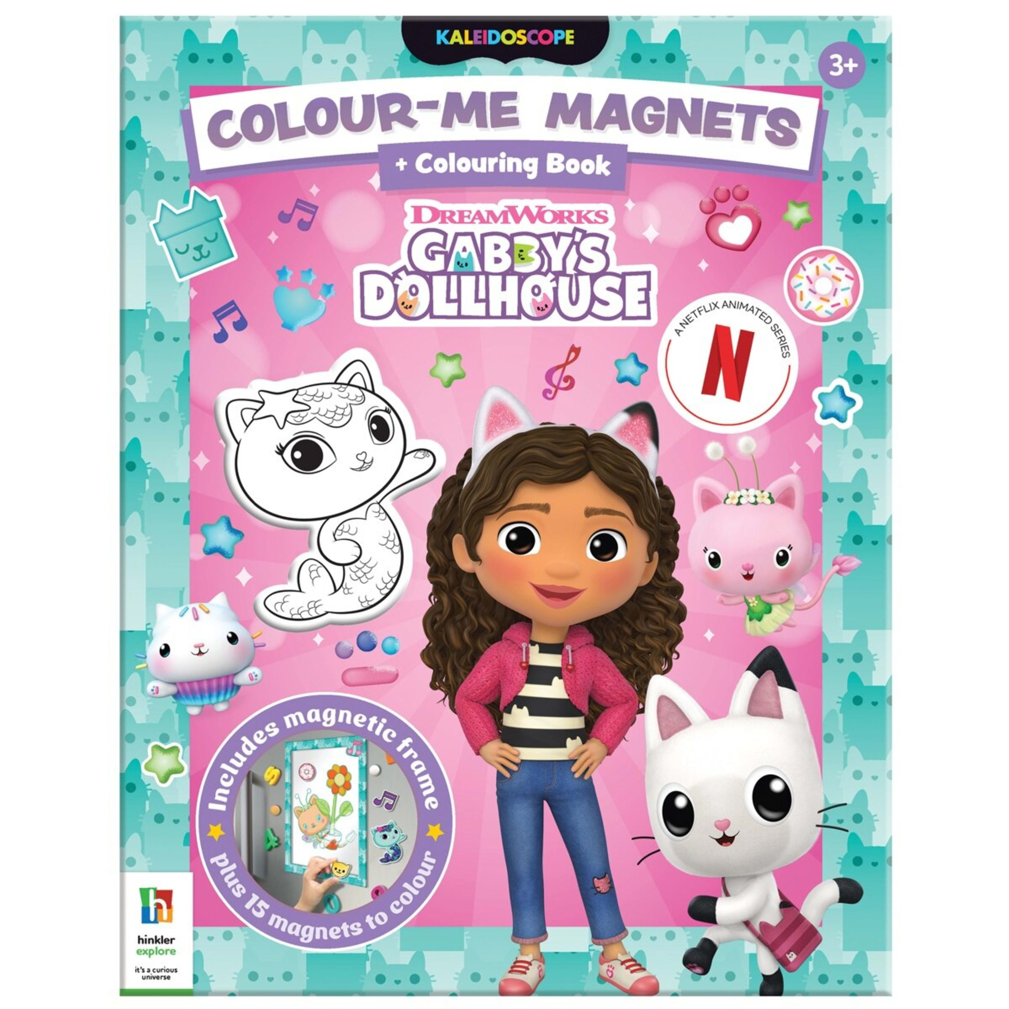 1 Kaleidoscope Colour-Me-Magnets Gabby's Dollhouse Colouring Book