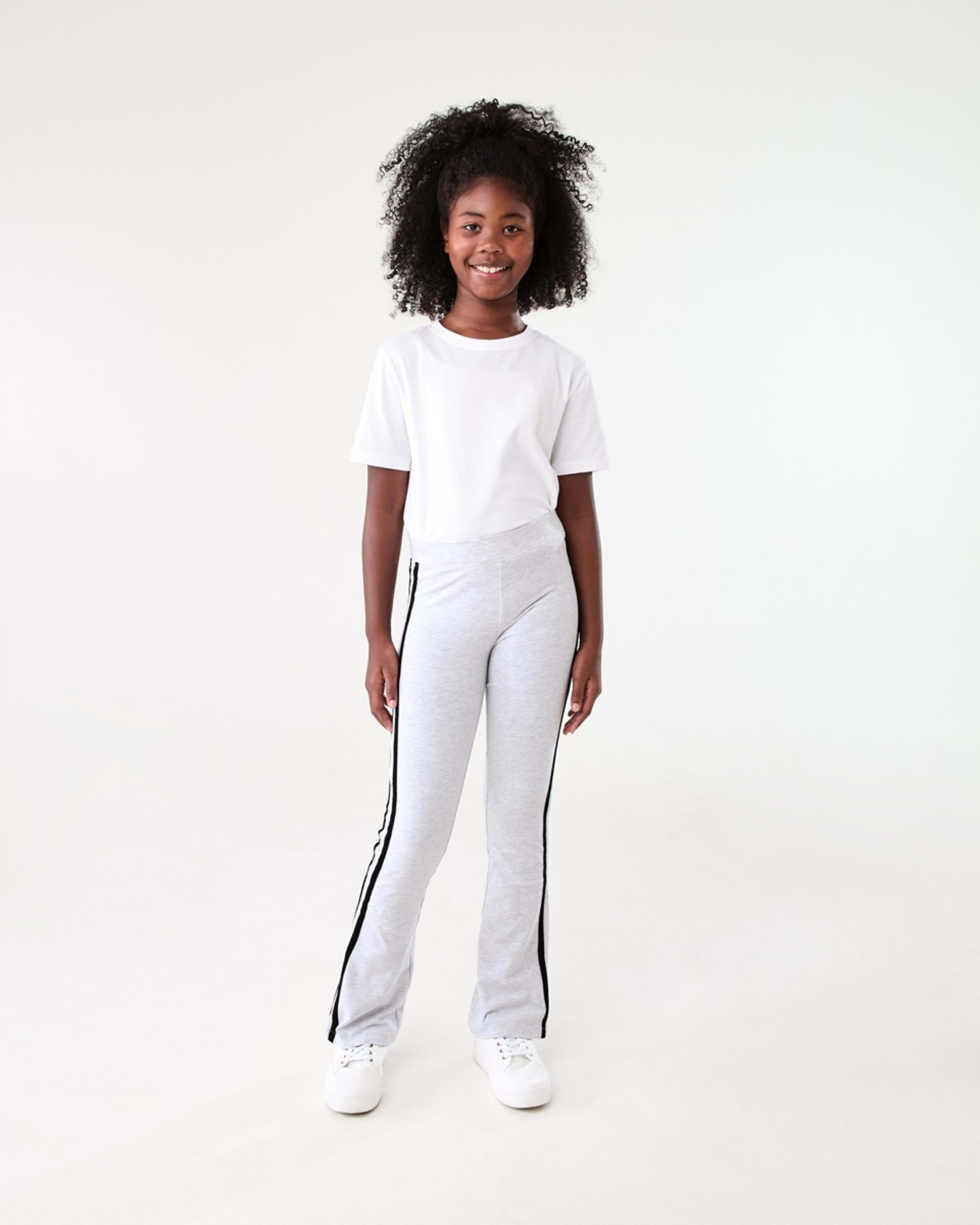 5 Side Stripe Flare Leggings WHITE MARLE, 5 of 6