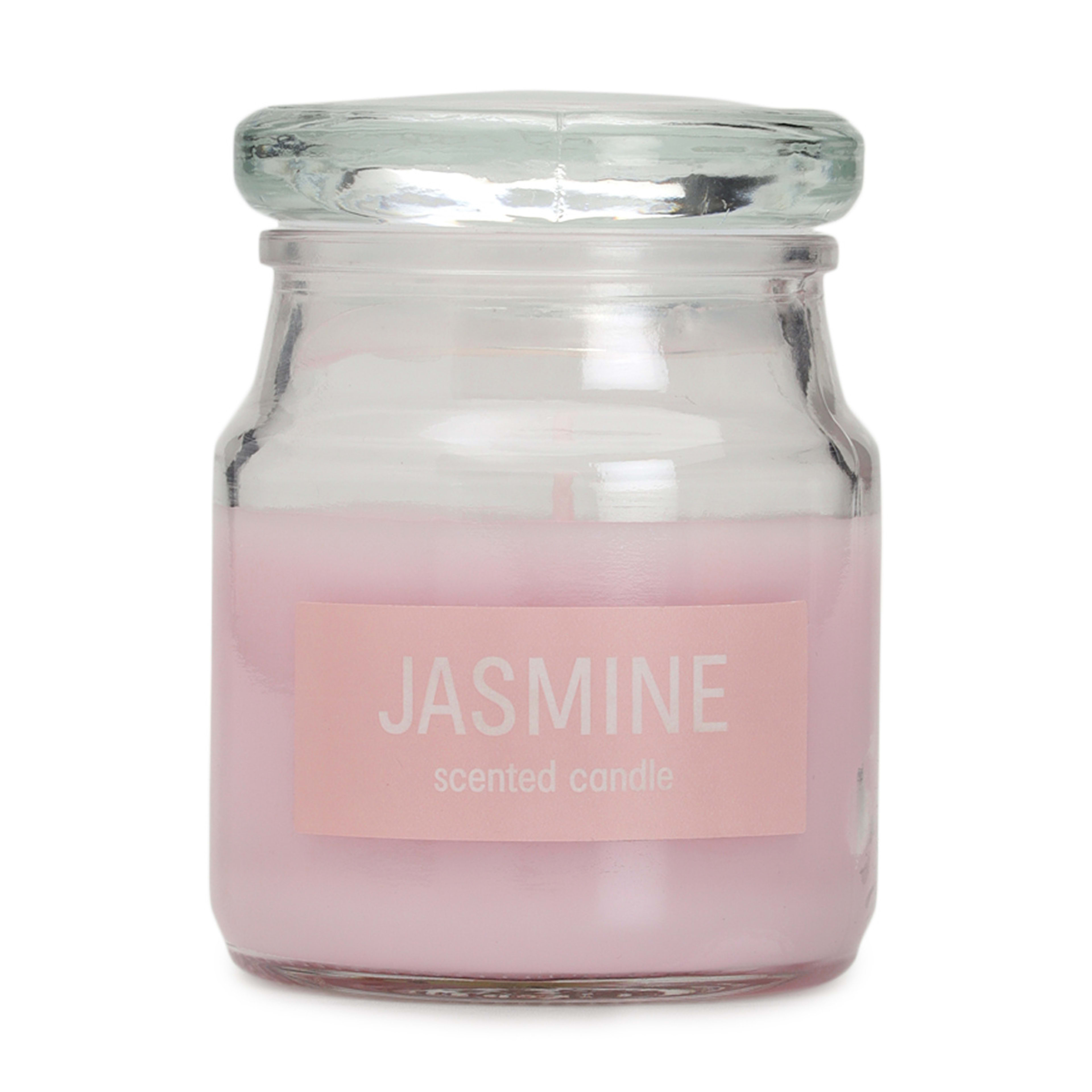1 Jasmine Glass Jar Candle, 1 of 7