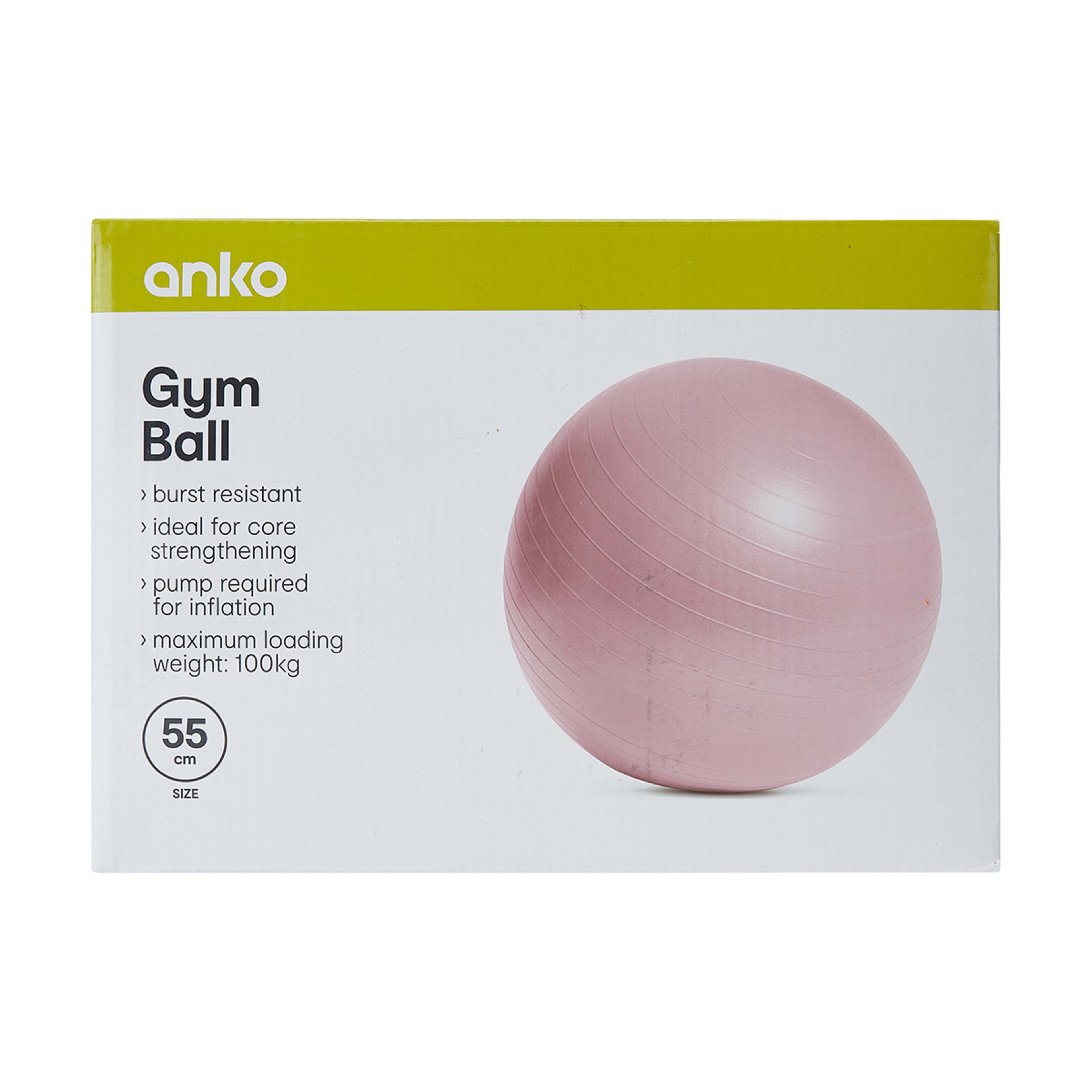 55cm Gym Ball Kmart NZ