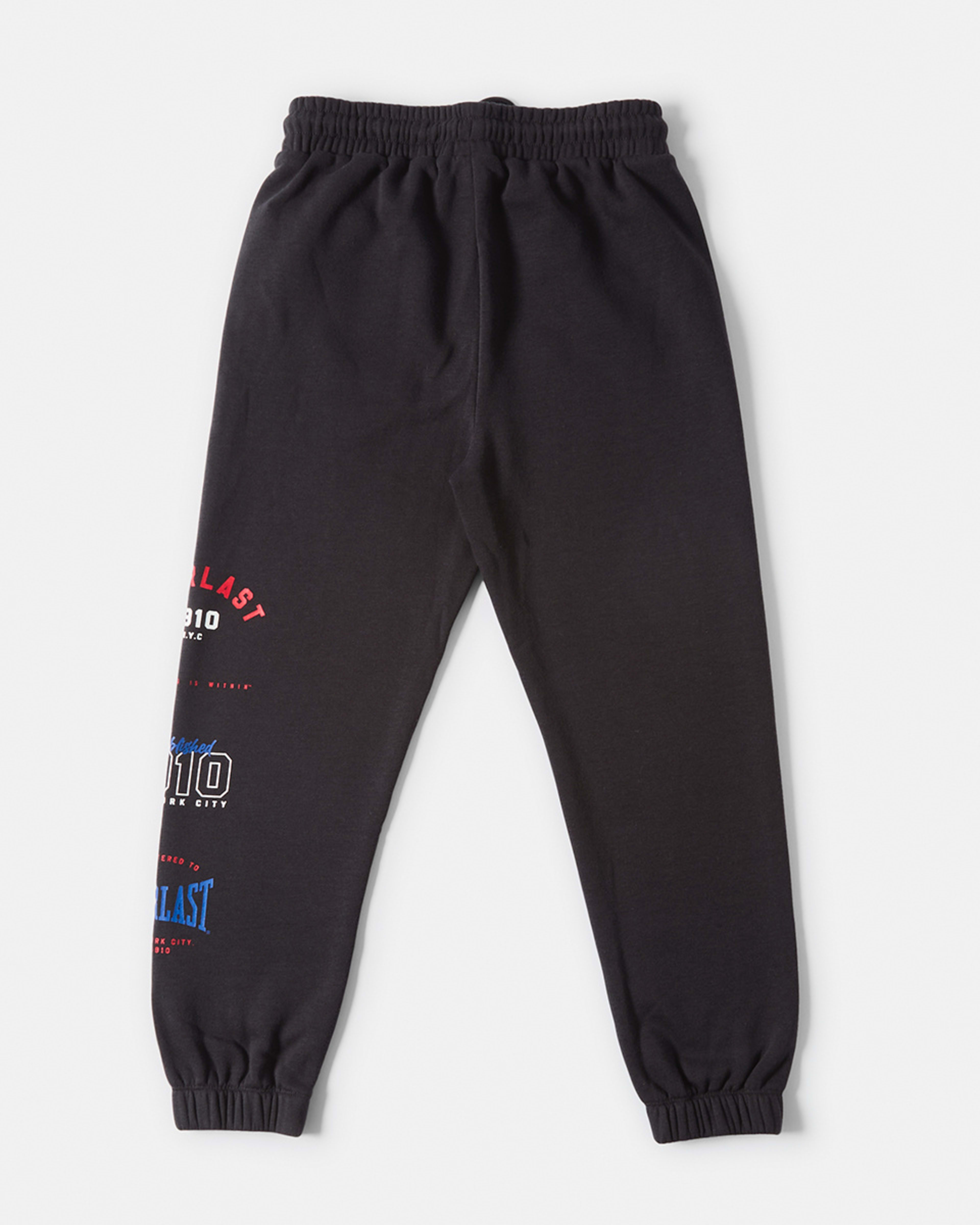 10 Everlast Kids Logo Trackpants Wash Black, 10 of 10