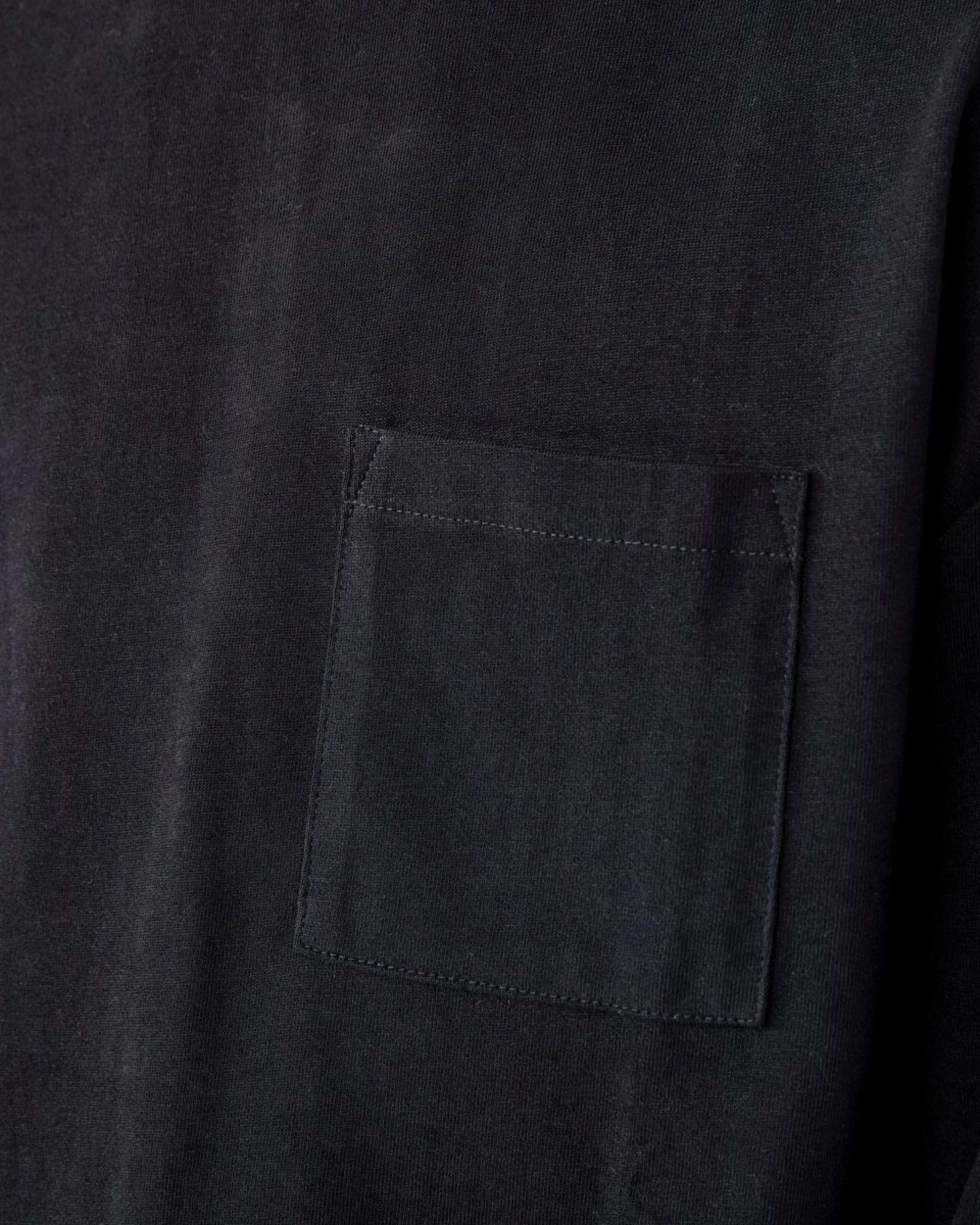 4 Heavyweight Oversized Long Sleeve T-shirt Black, 4 of 9