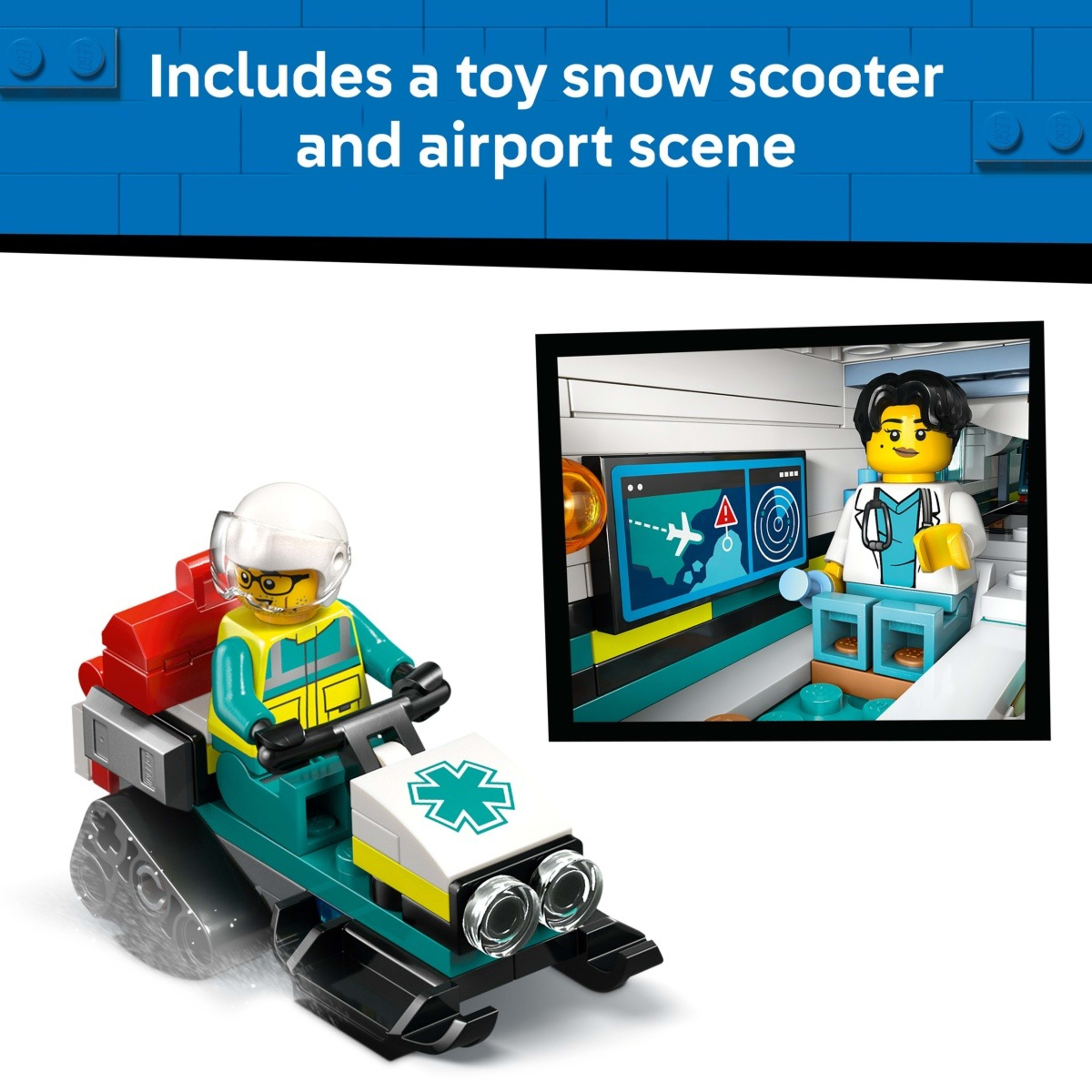 7 LEGO City Emergency Air Ambulance Plane 60465, 7 of 10