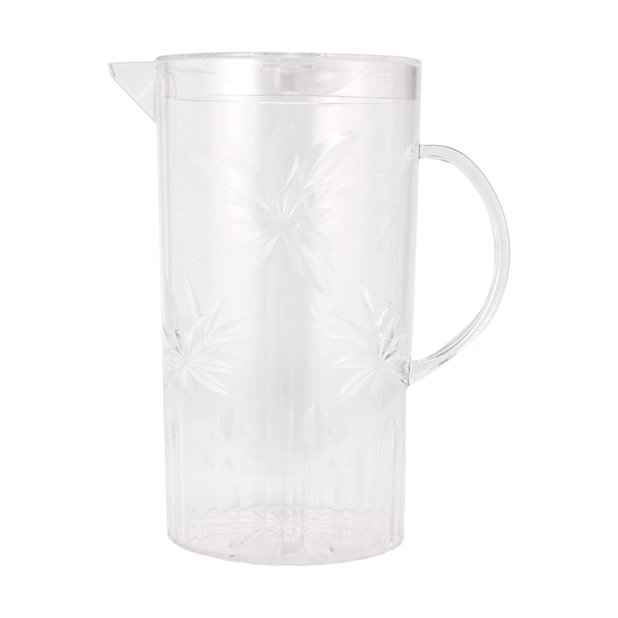 2.8L Clear Palm Acrylic Drink Jug Kmart