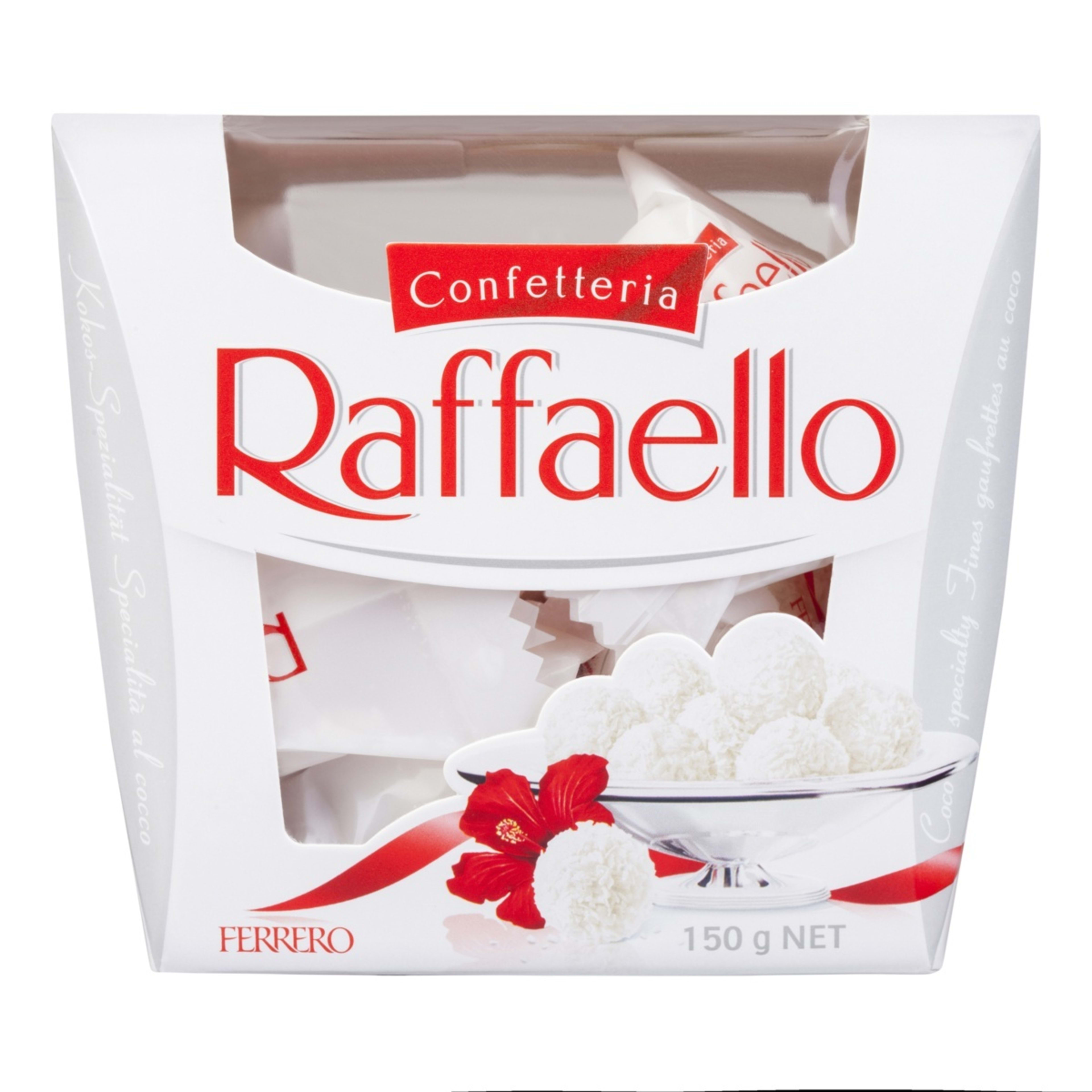 15 Piece Confetteria Raffaello Coconut and Almond Ferrero Gift Box 150g