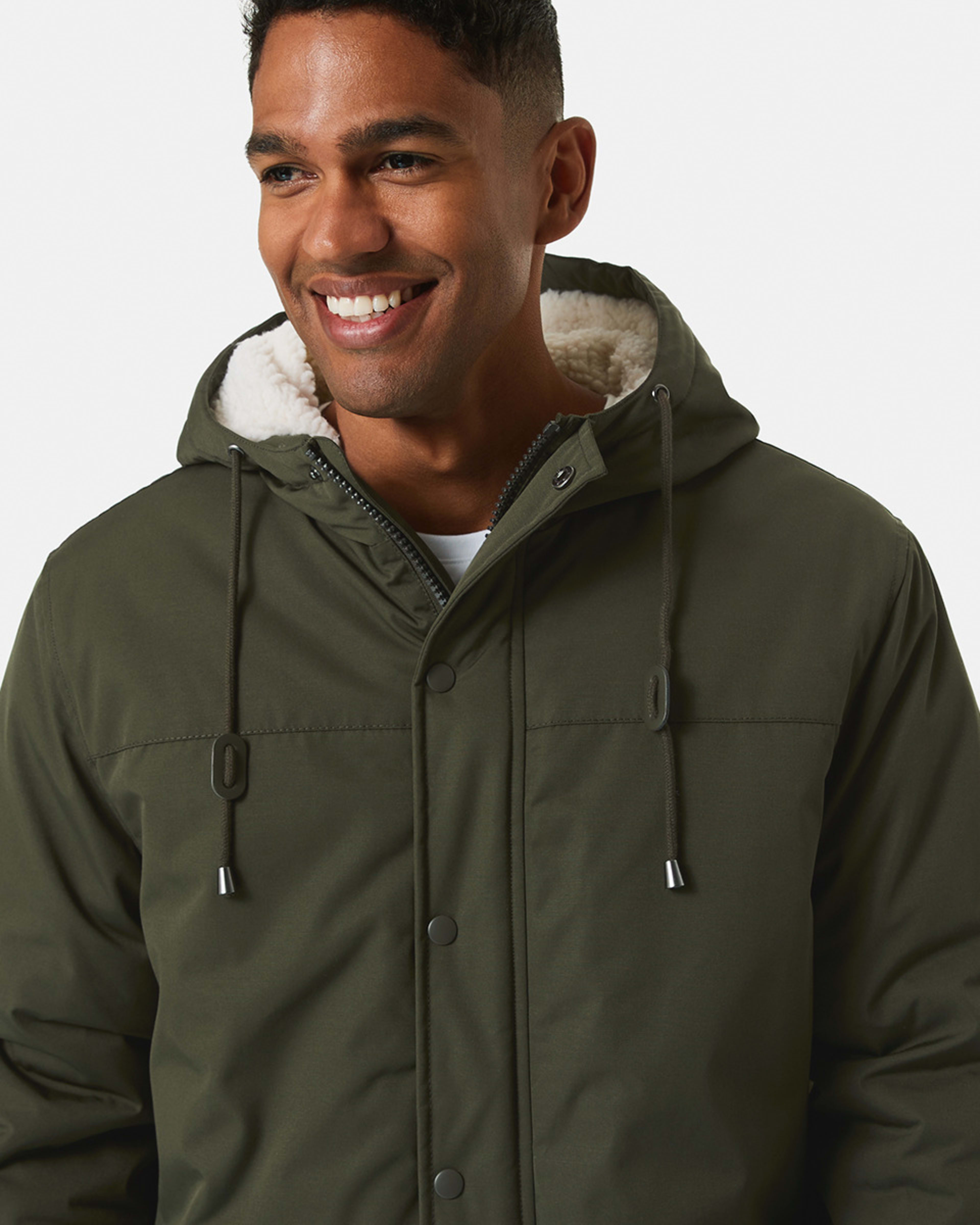 Sherpa Lined Anorak - Kmart