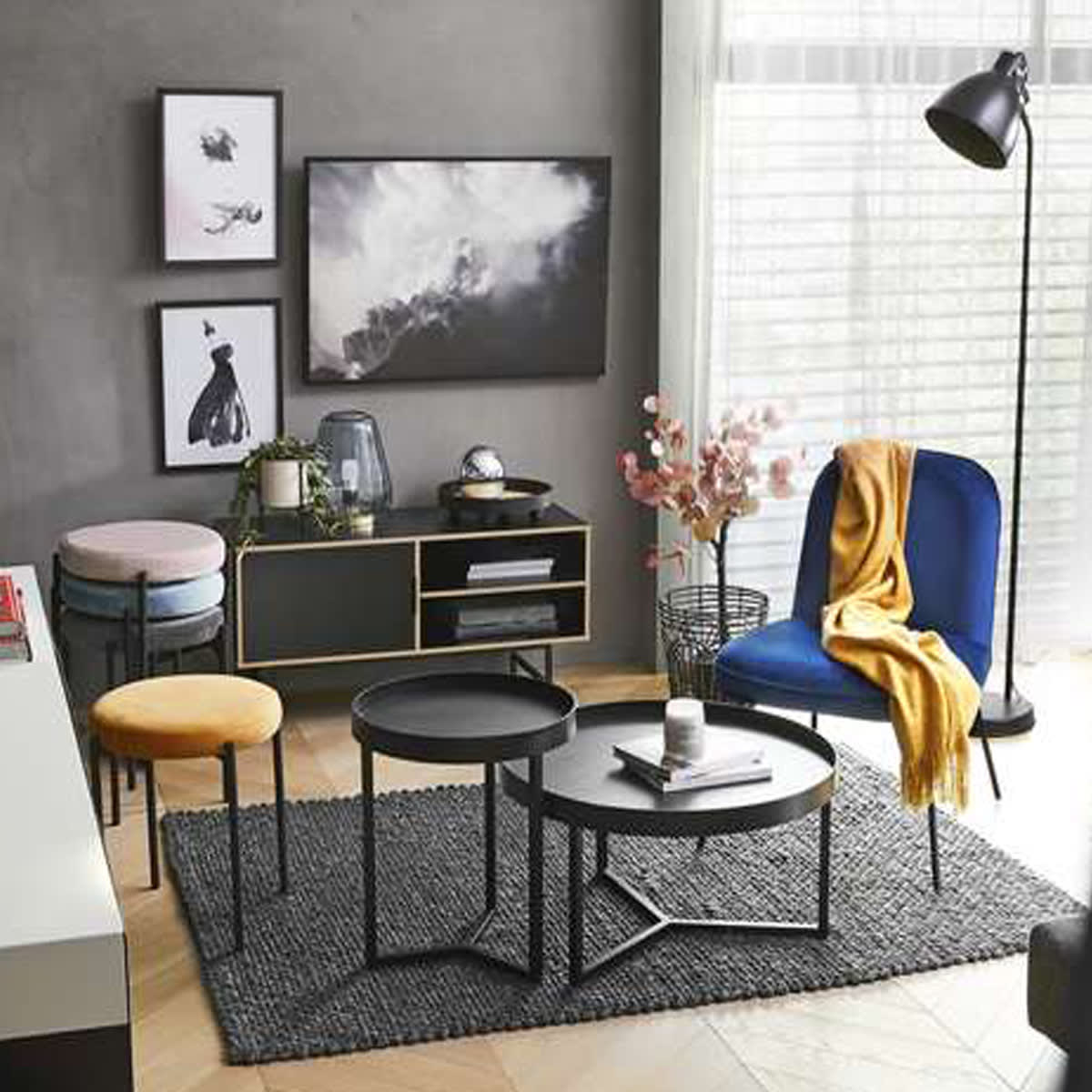 Kmart black table discount