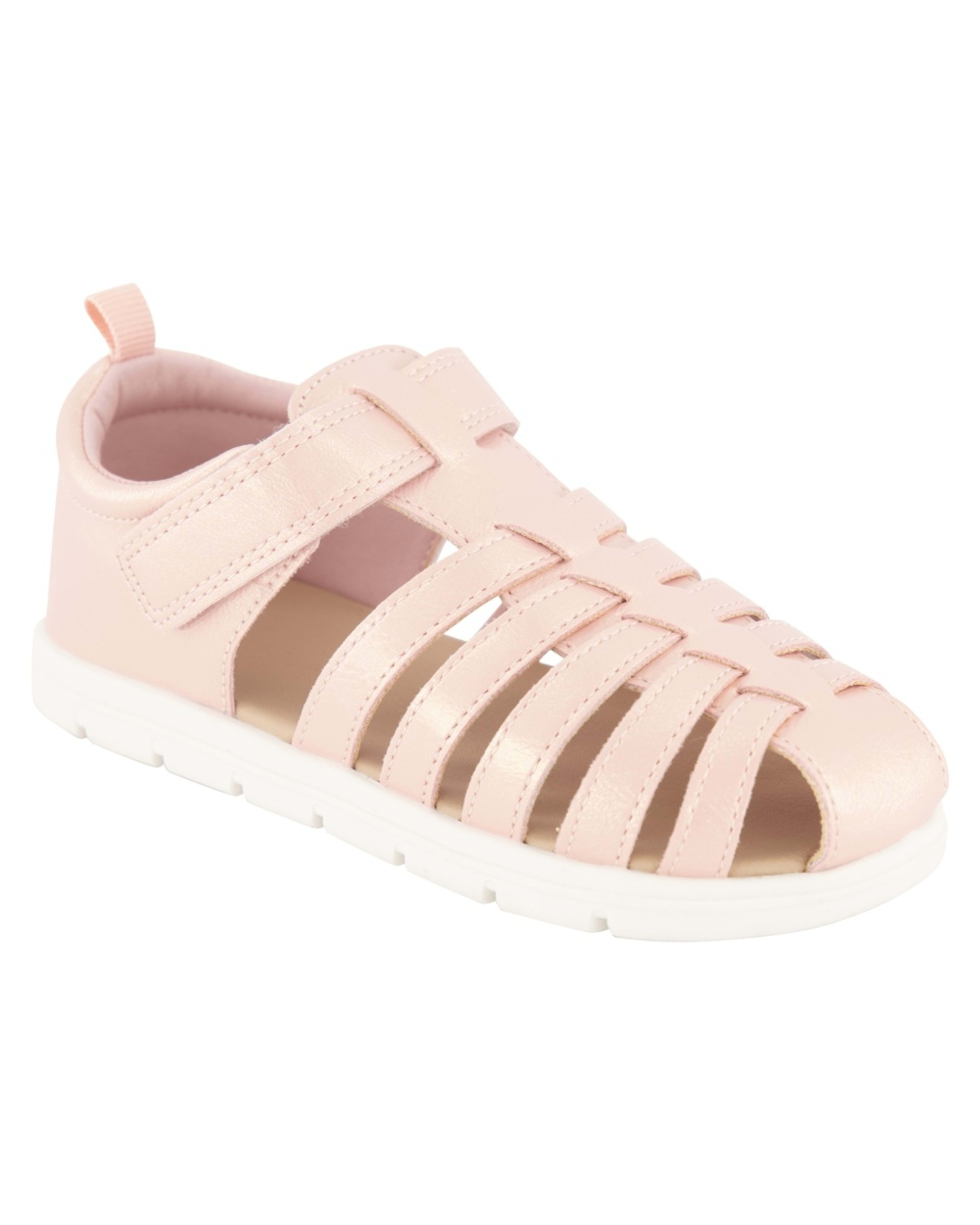 1 Junior Closed Toe Sandals Pearl