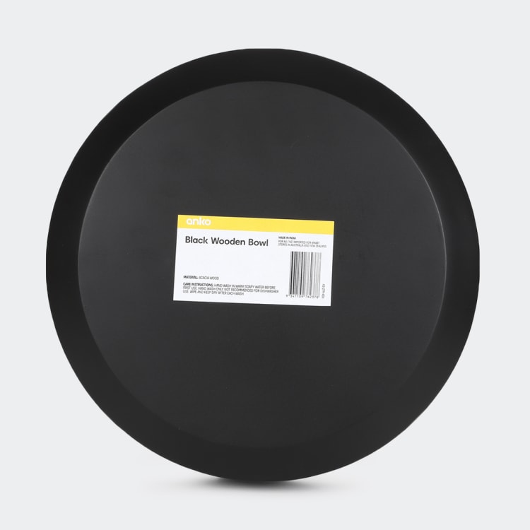 Black Wooden Bowl Kmart