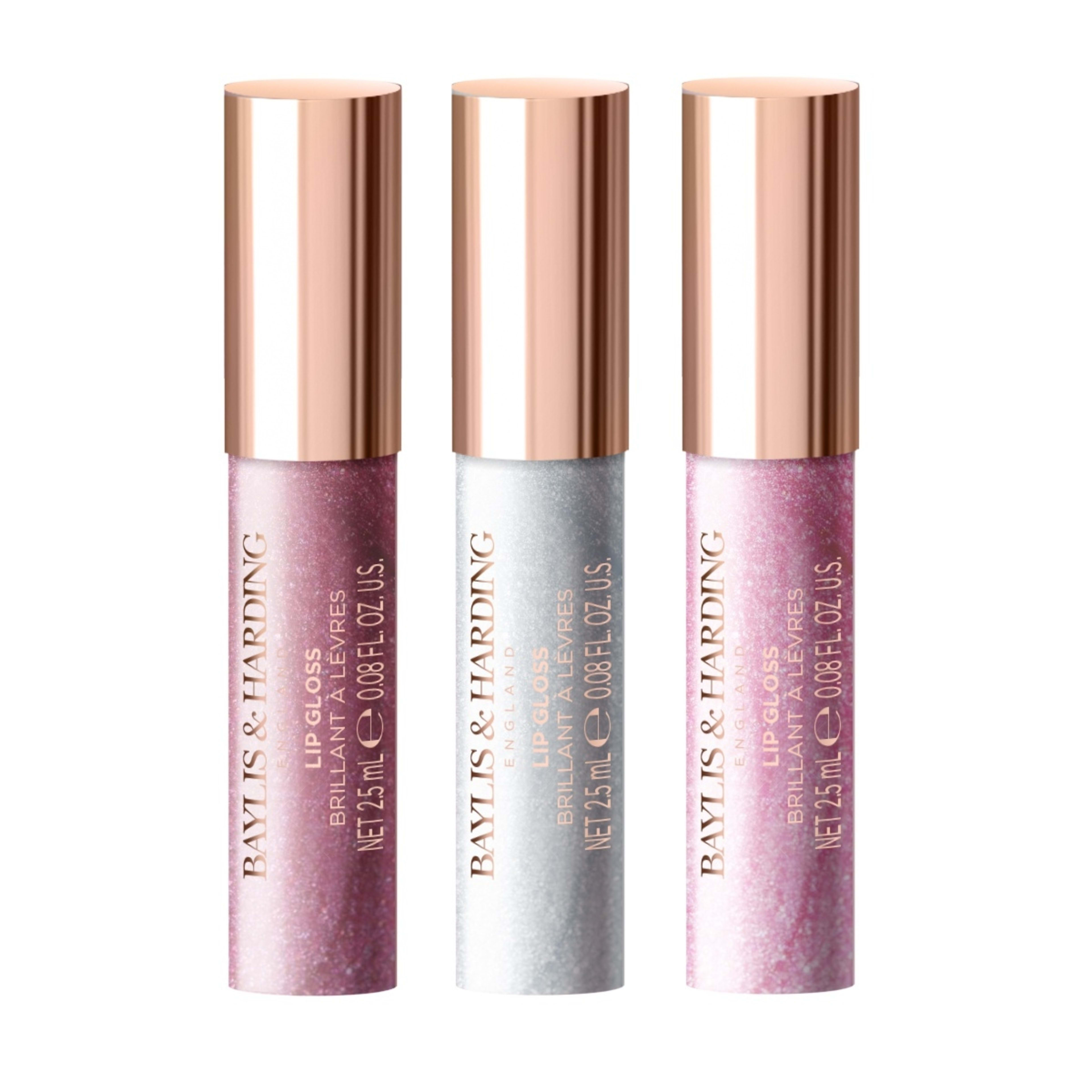 2 Baylis & Harding Signature Collection Glossy Lip Trio - Jojoba, Vanilla and Almond Oil, 2 of 4