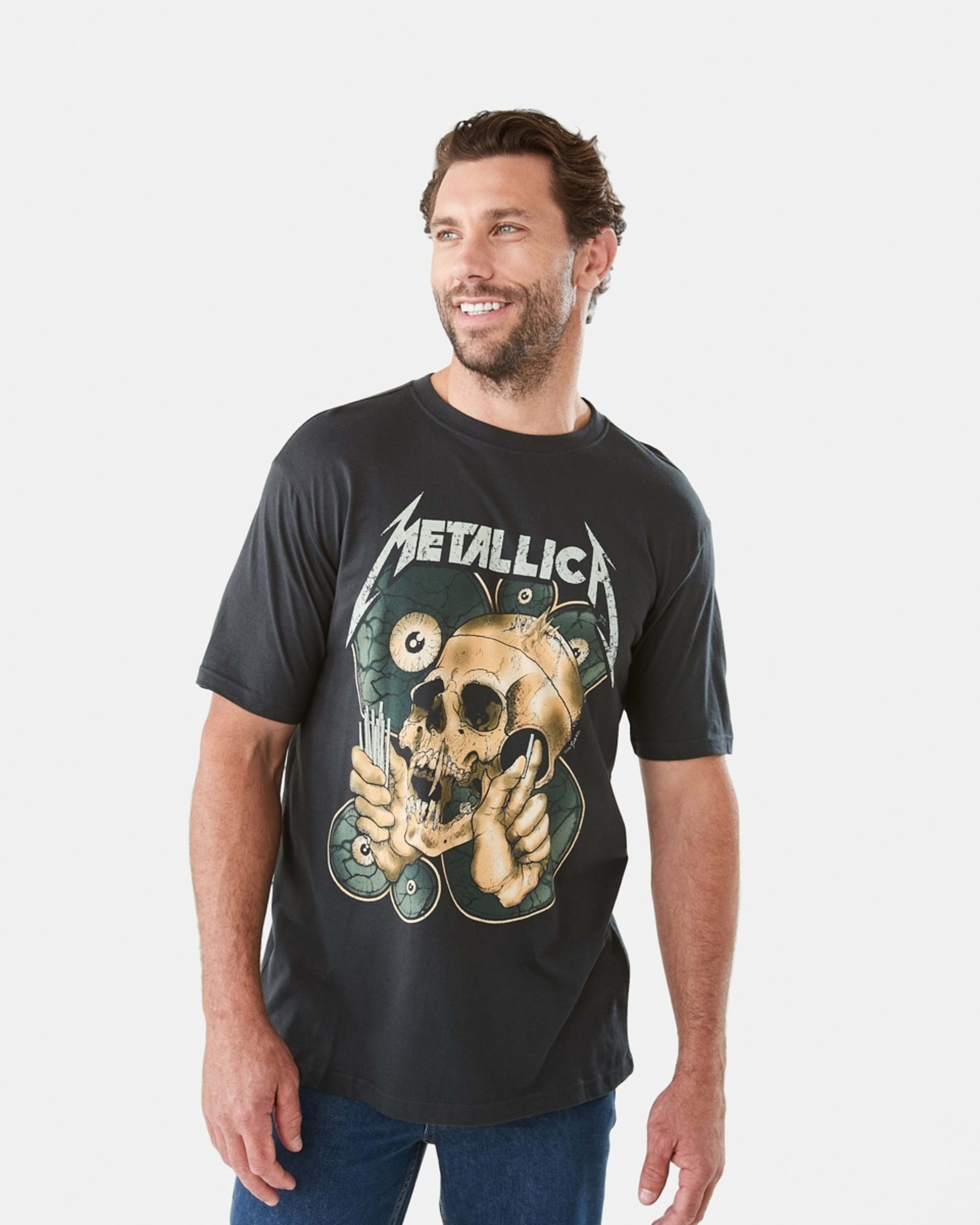 1 Metallica License T-shirt Oyster Black