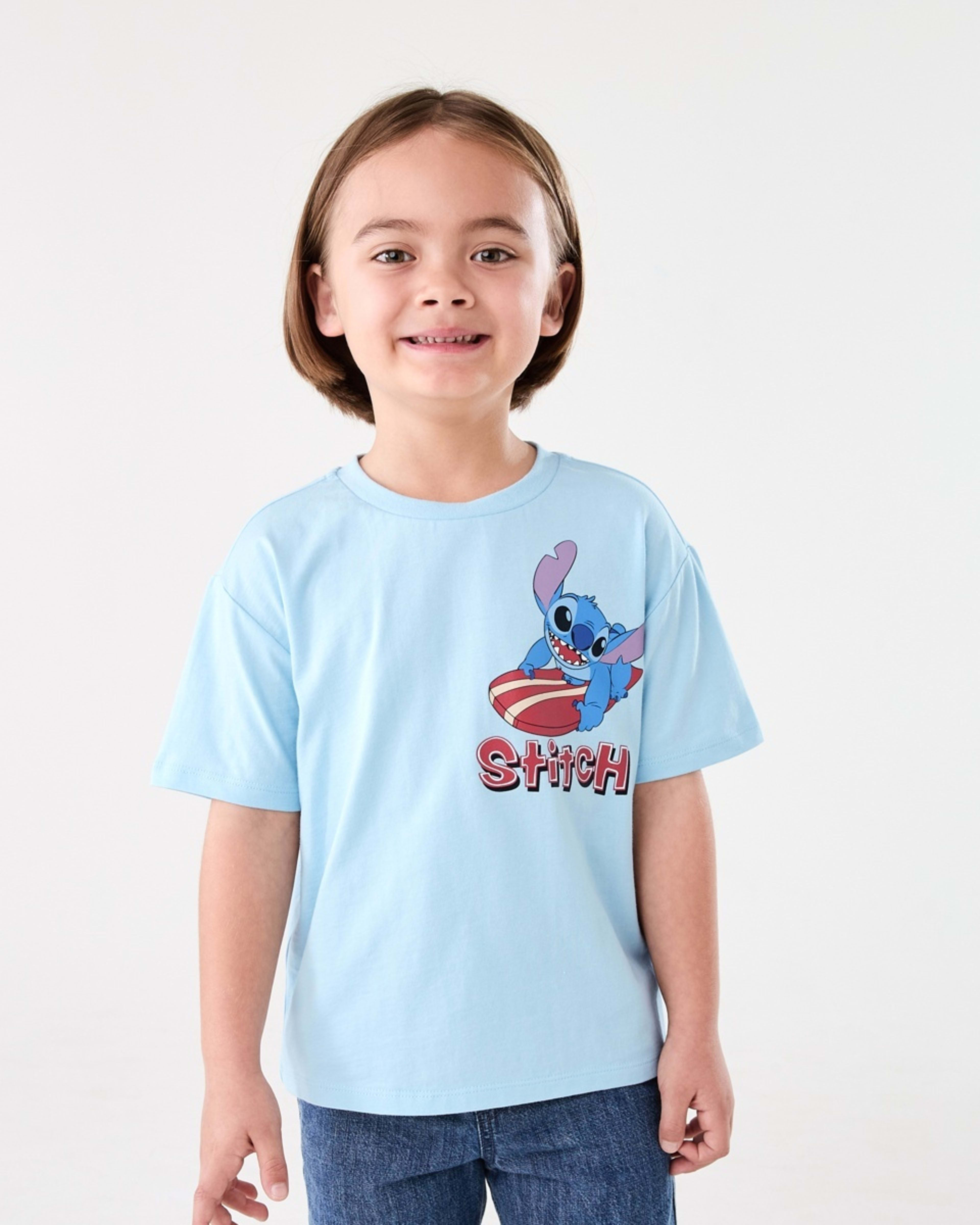 1 Disney Lilo & Stitch License T-shirt SURFING STITCH, 1 of 7