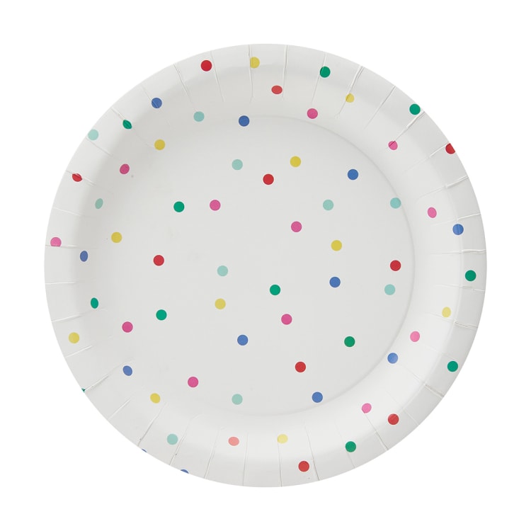 16 Pack Brights Paper Plates Kmart