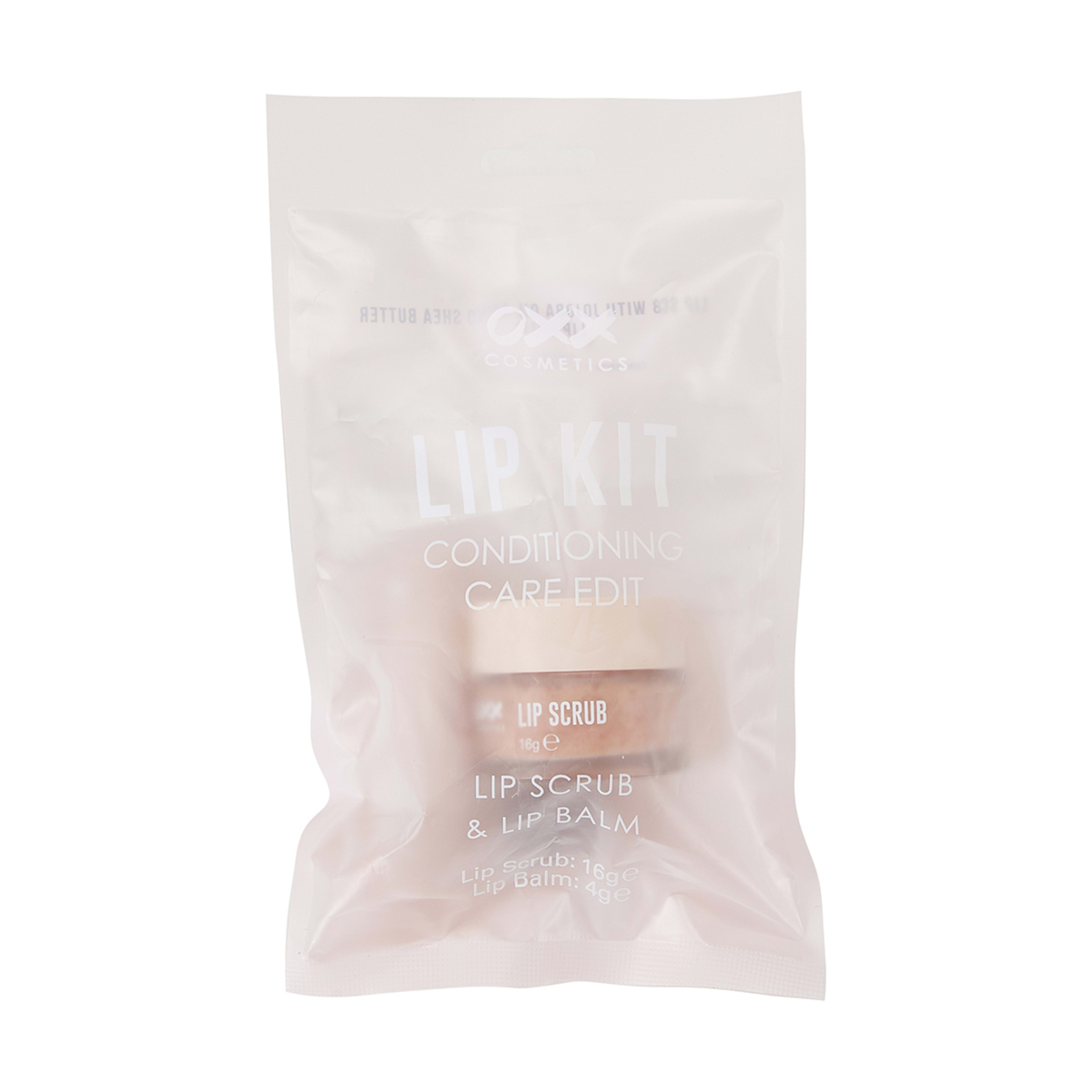 OXX Cosmetics Conditioning Care Edit Lip Scrub & Lip Balm Kit Kmart