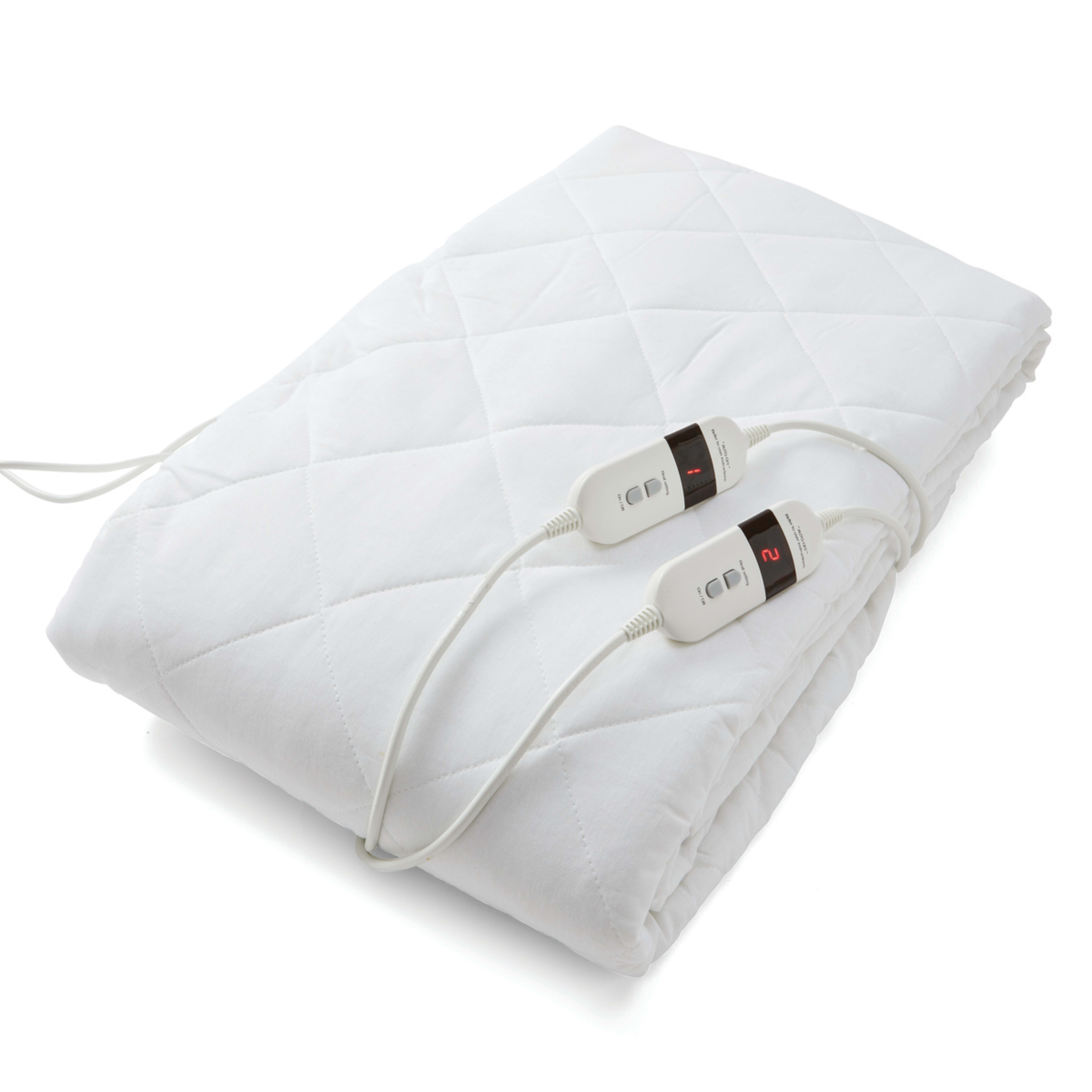 3 Electric Heated Topper - Queen Bed, Off-white, 3 of 6