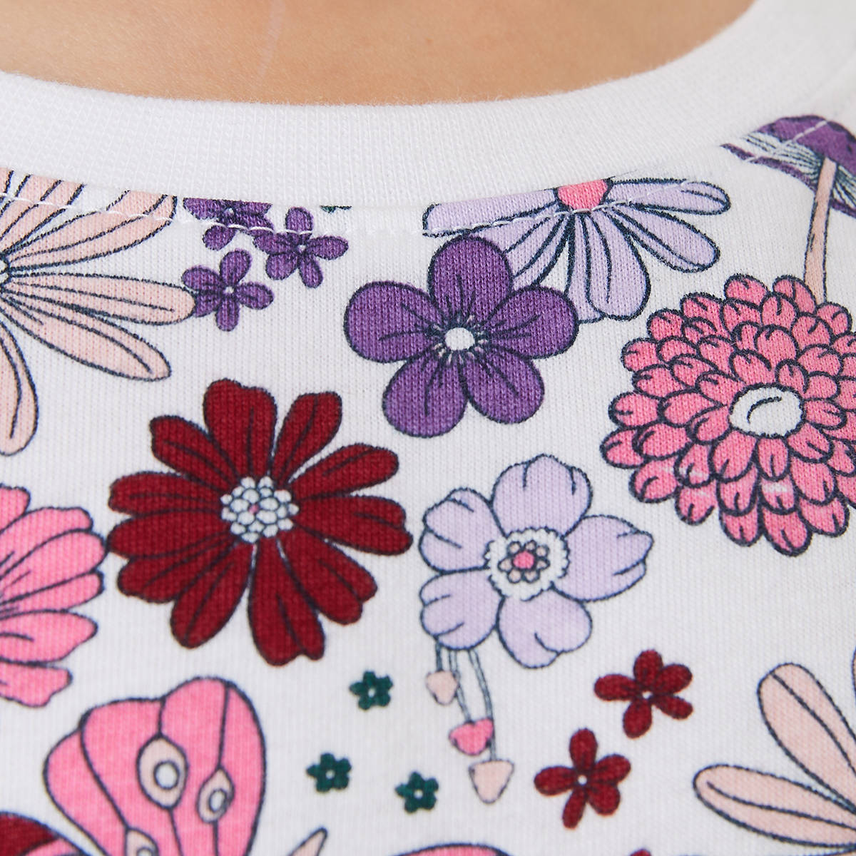 Long Sleeve All Over Print Tshirt Kmart