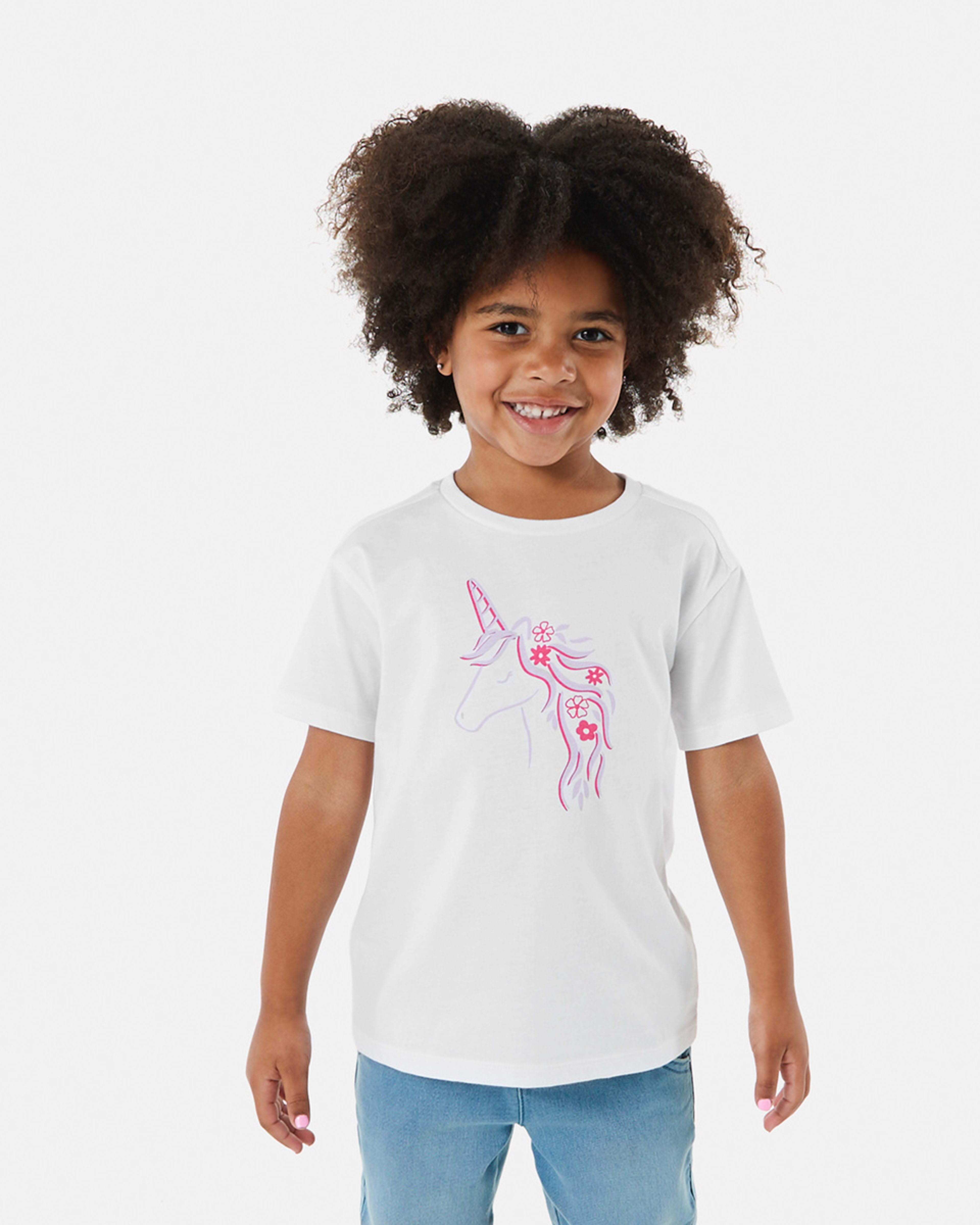 Short Sleeve Chest Print Tshirt Kmart