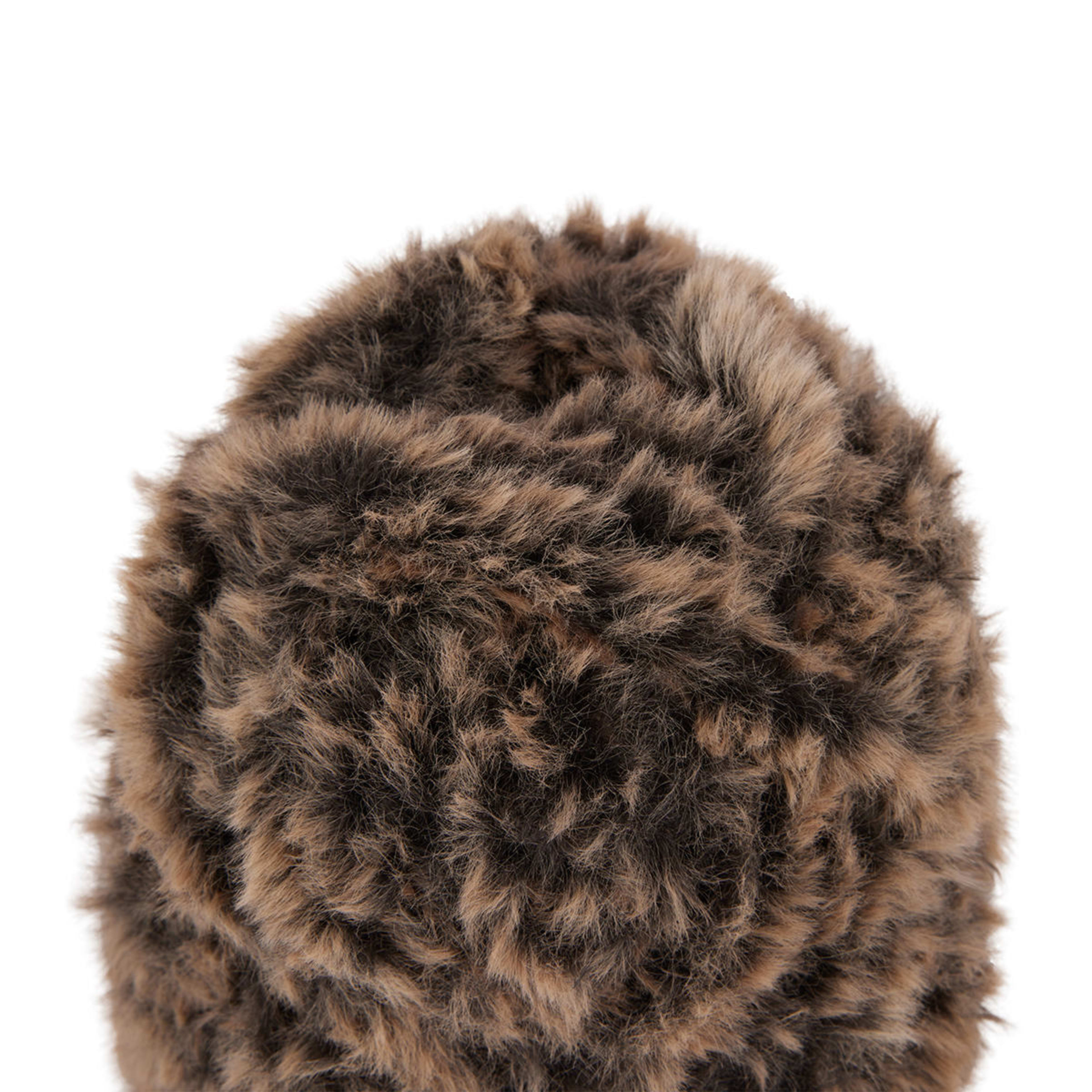 Faux Fur Yarn - Tan and Black - Kmart