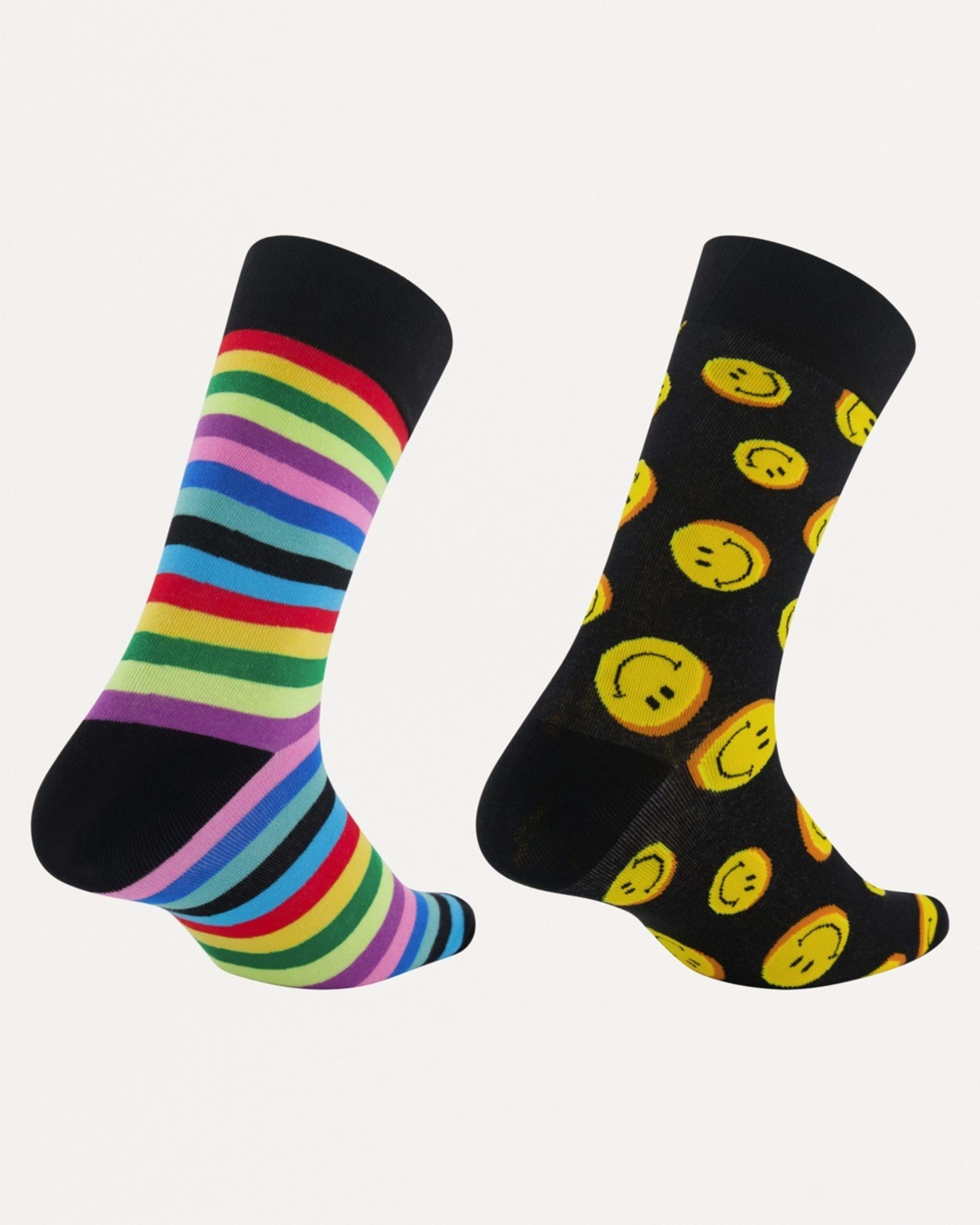 2 2 Pack Novelty Pattern Socks Smilestrip, 2 of 3